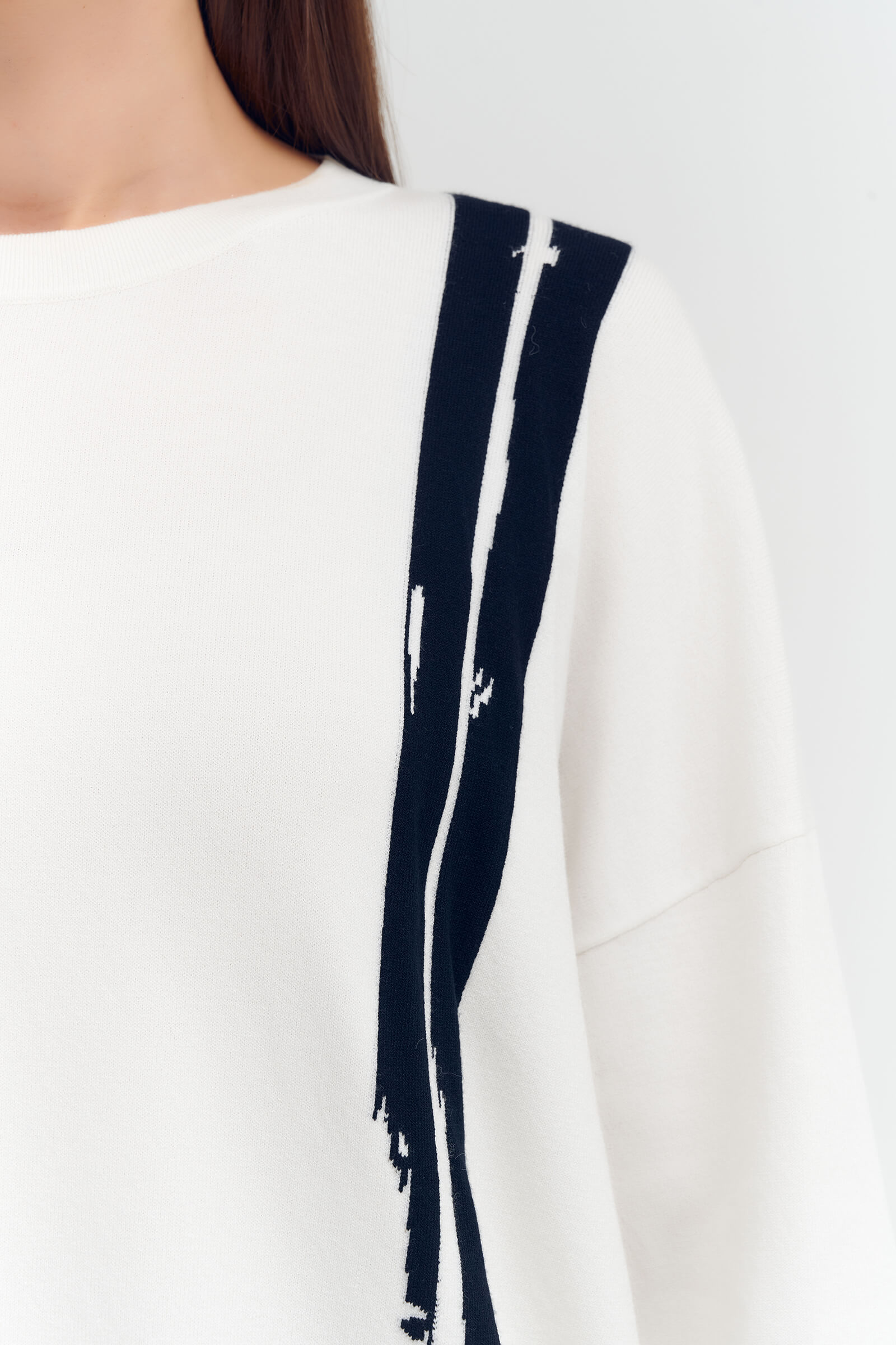 Джемпер с абстрактным узором Бренд Sarah Pacini