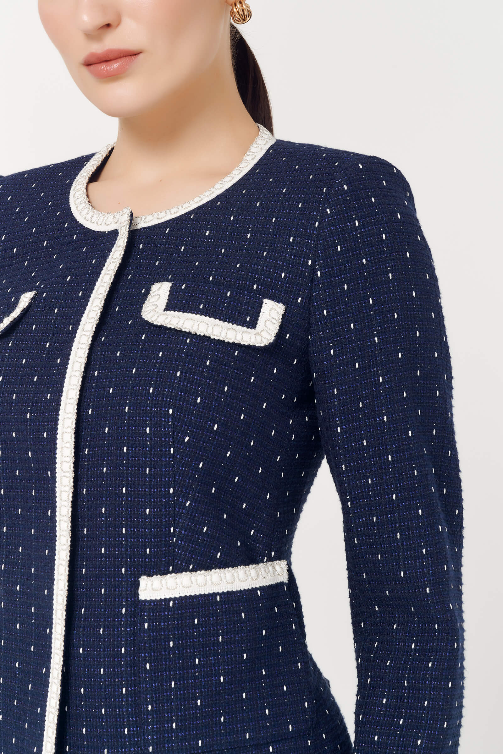 Жакет из твида Бренд Caterina Leman