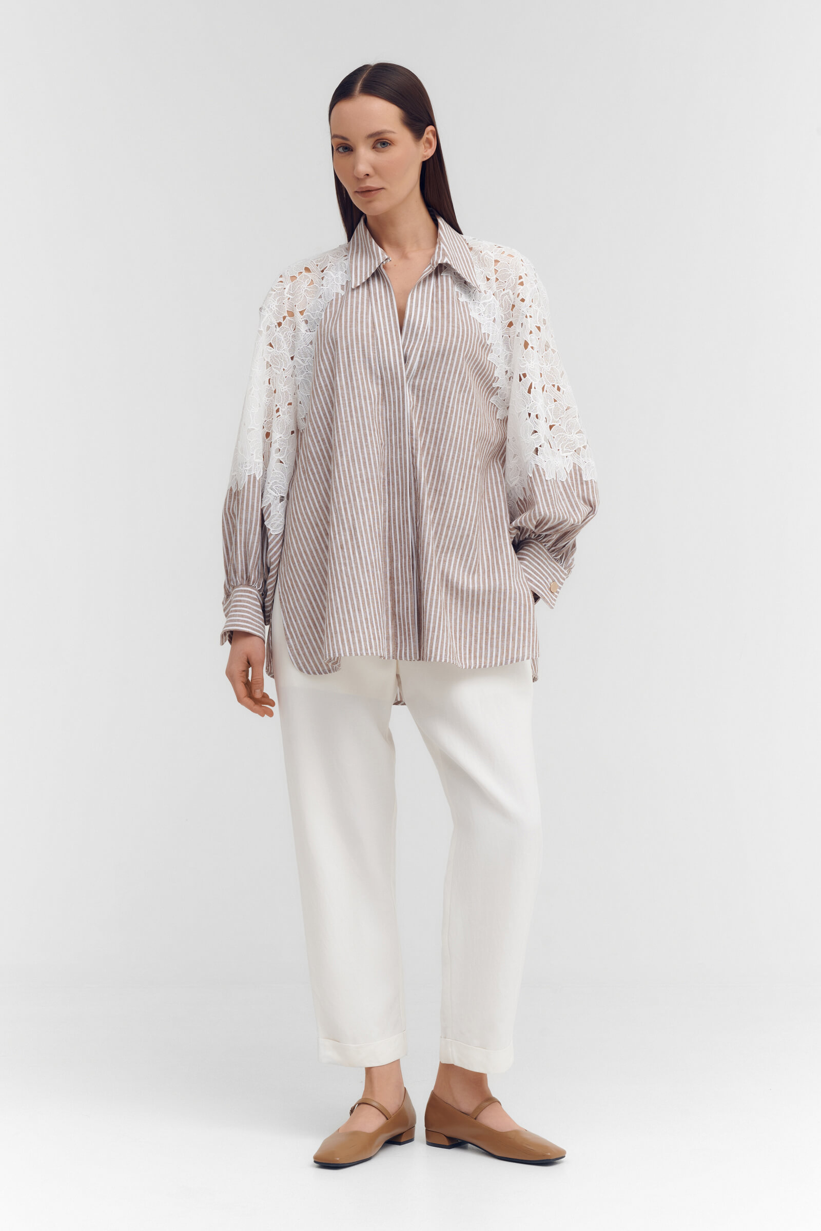 Блузка с вышивкой Бренд Daniela Drei