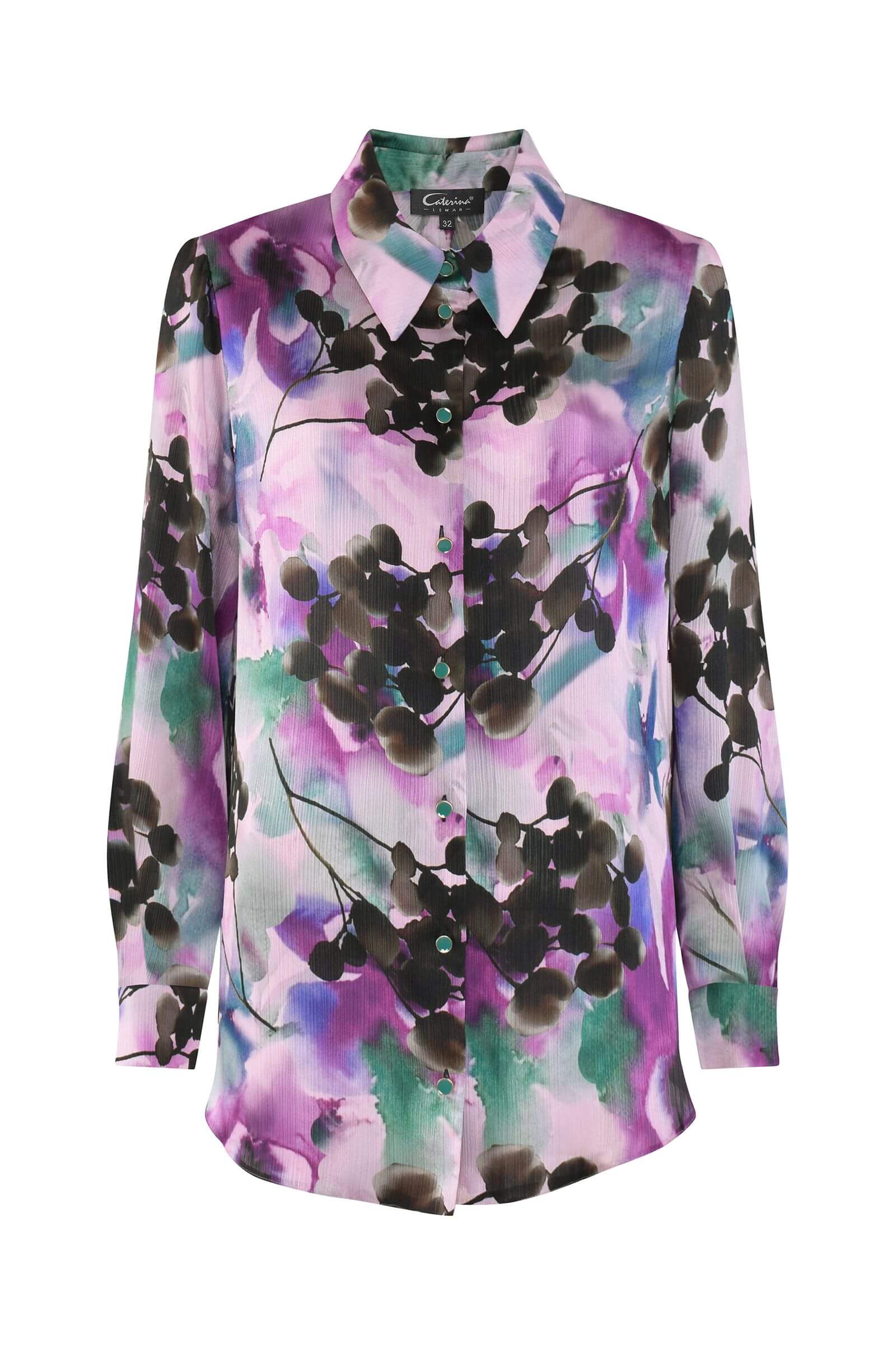 Рубашка с флористичным принтом Бренд Caterina Leman