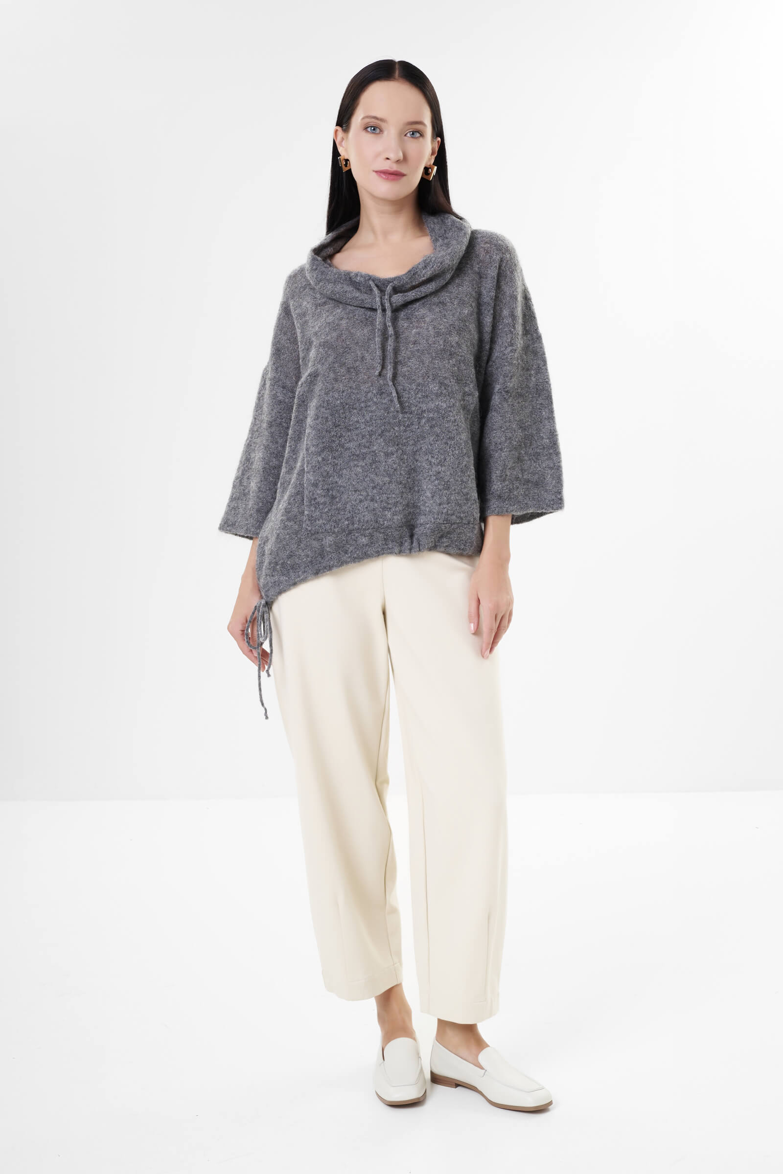 Джемпер из шерсти и мохера Бренд Sarah Pacini