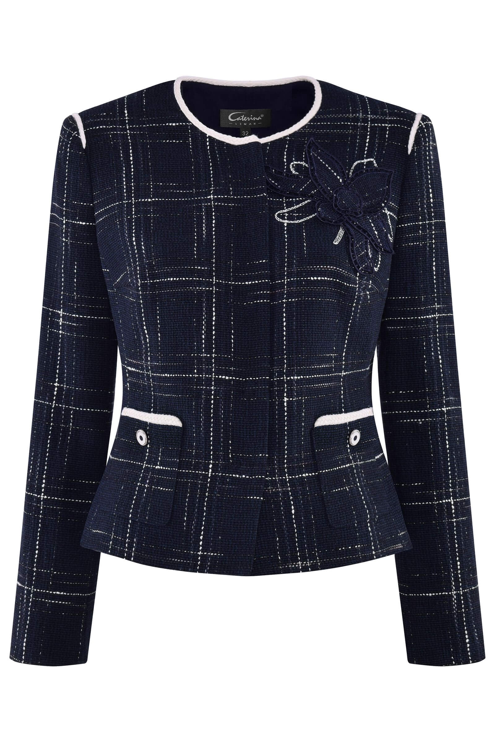 Жакет с вышитой аппликацией Бренд Caterina Leman