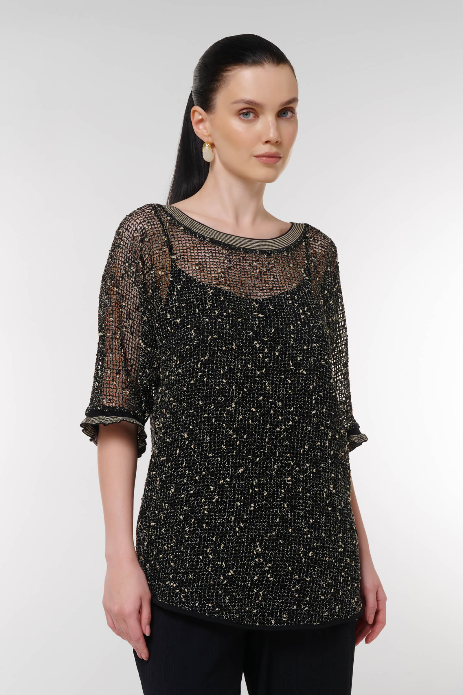 Блузка с перфорацией Бренд Caterina Leman