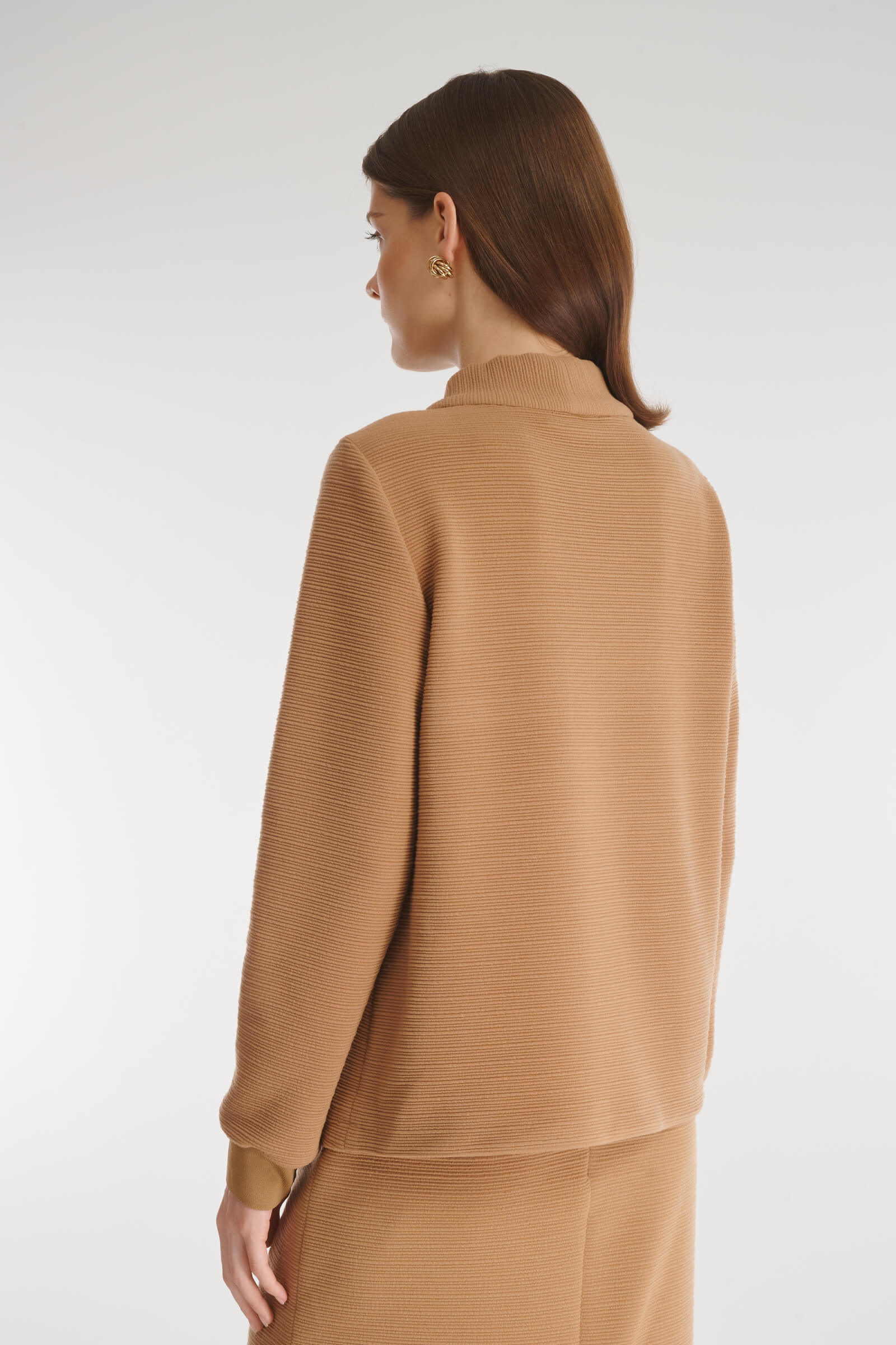 Фактурный свитшот из поливискозы Бренд Caterina Leman