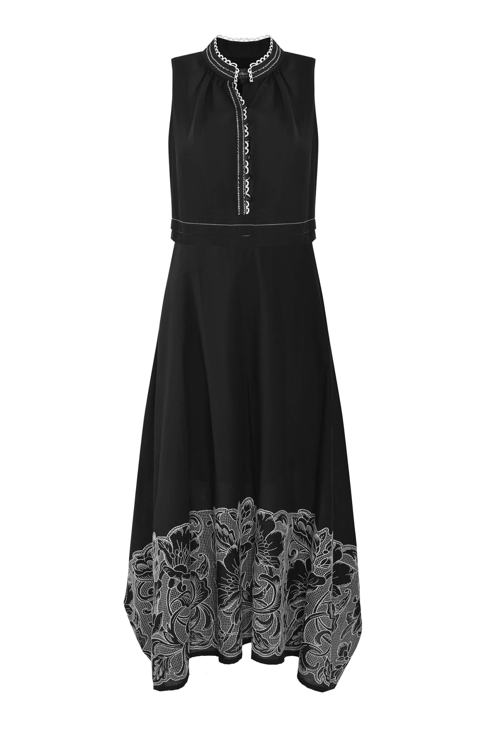 Платье с цветочной вышивкой Бренд Caterina Leman