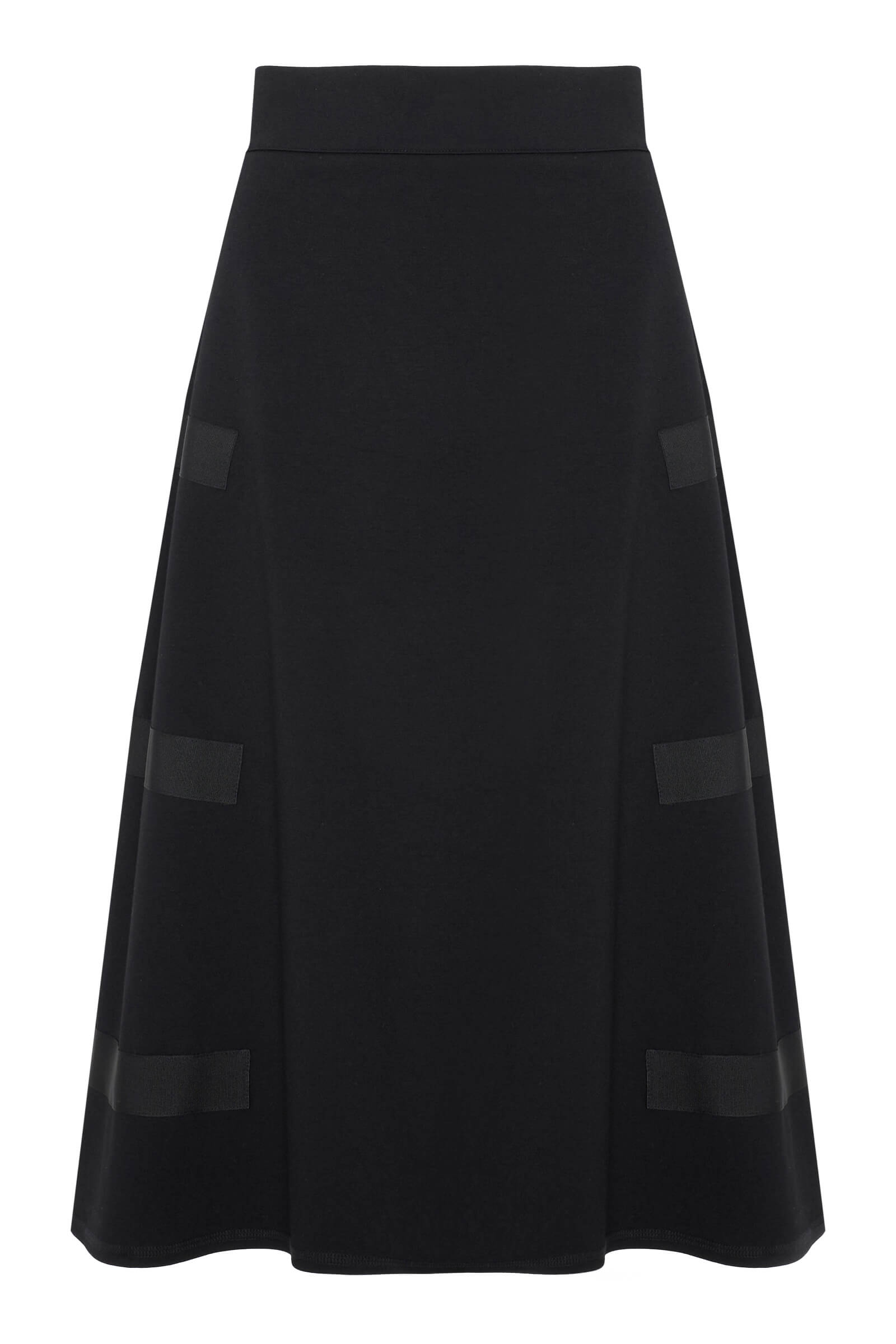 Расклешенная юбка из шелковистой вискозы Бренд Milva Mi