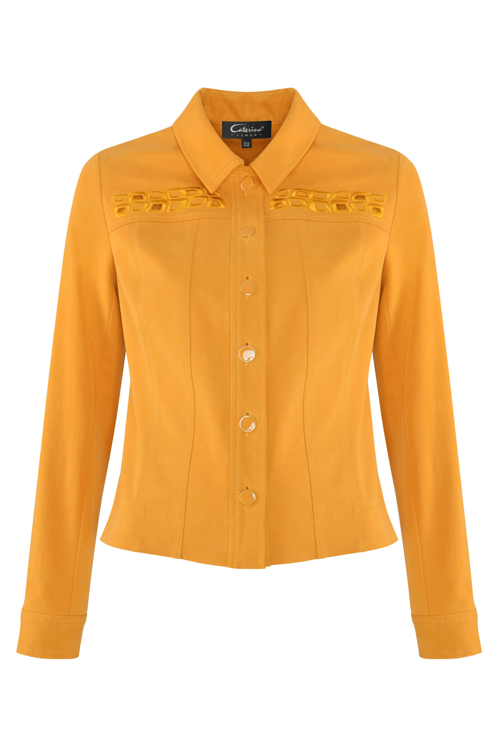 Укороченный жакет с вышивкой Бренд Caterina Leman