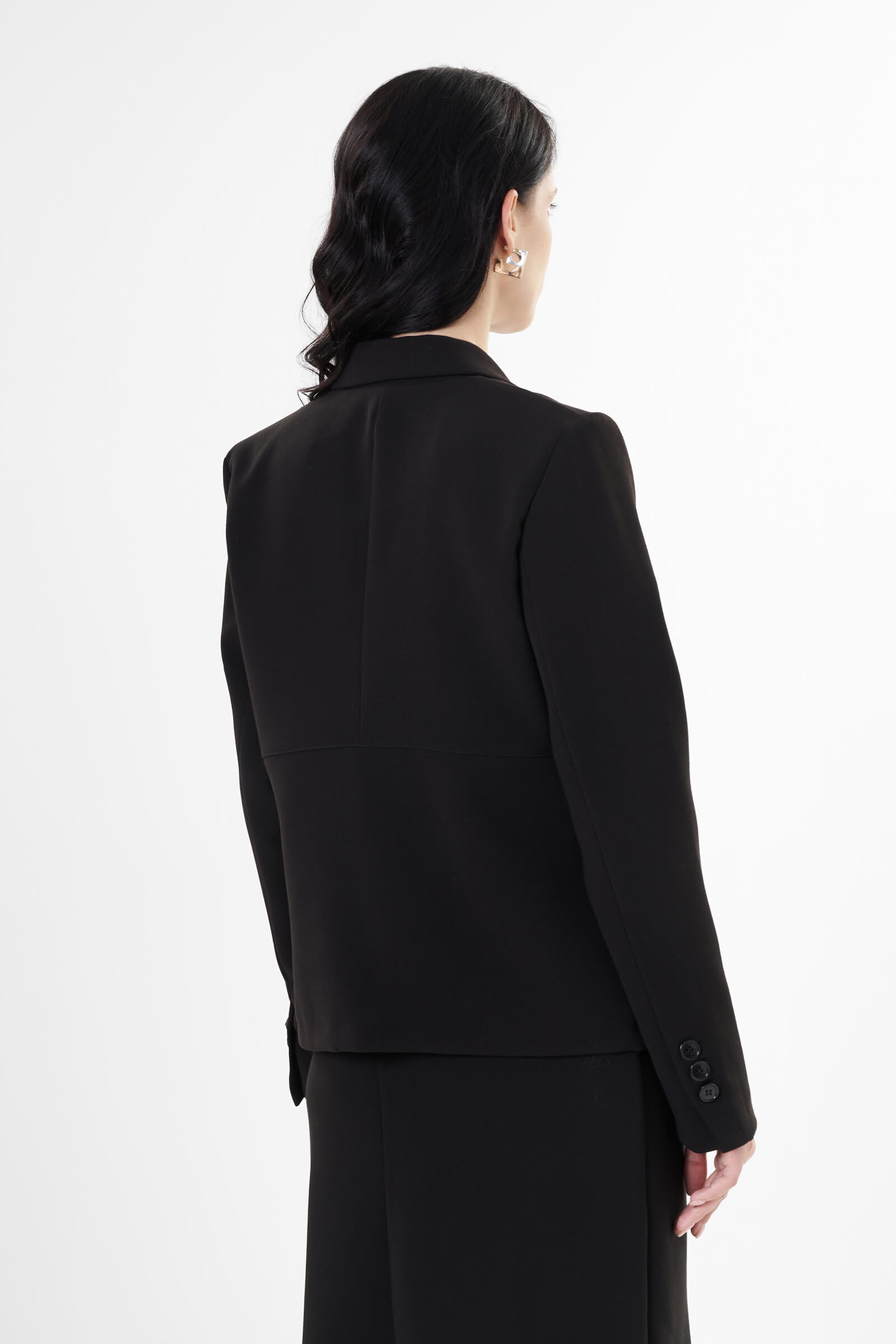 Однобортный пиджак из смесовой вискозы Бренд Milva Mi