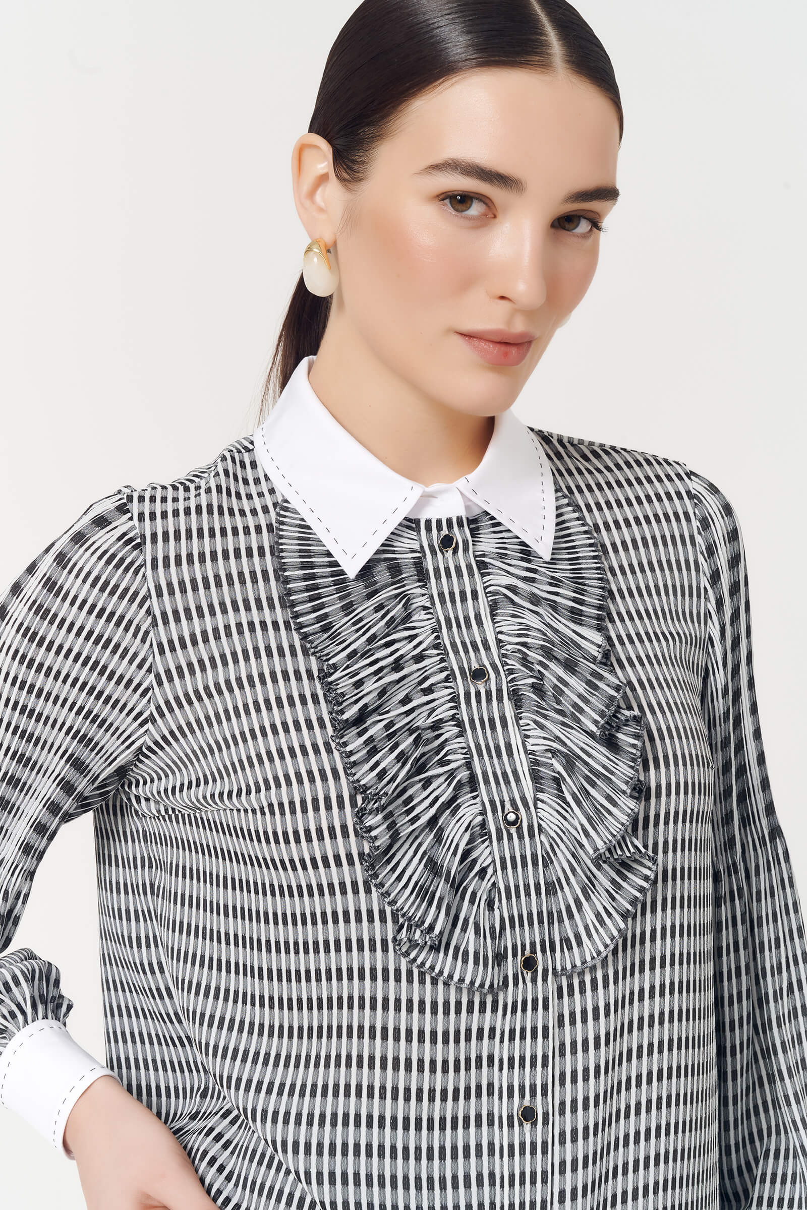 Рубашка с воланами Бренд Caterina Leman