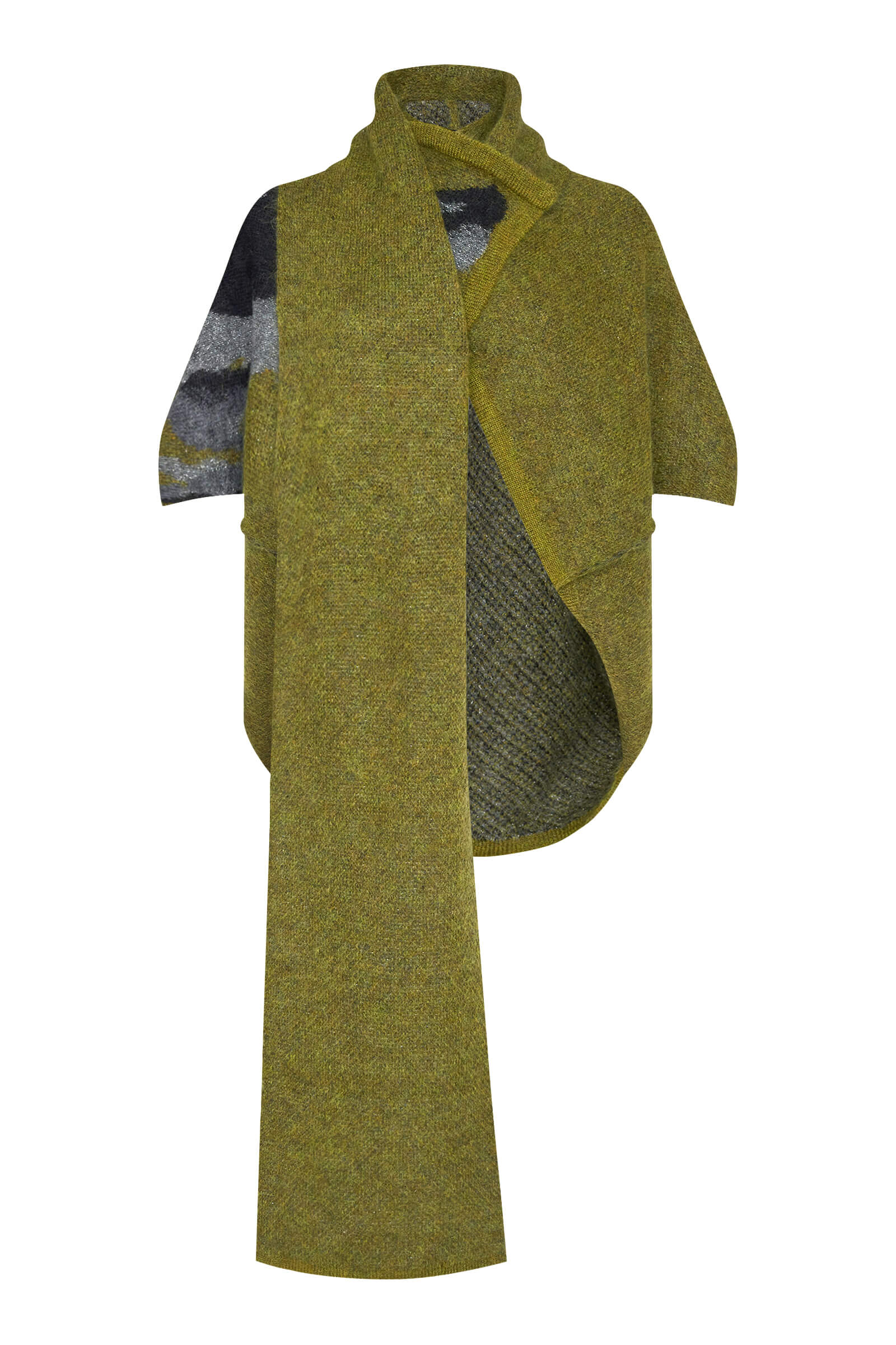 Кардиган из мохера и шерсти Бренд Sarah Pacini