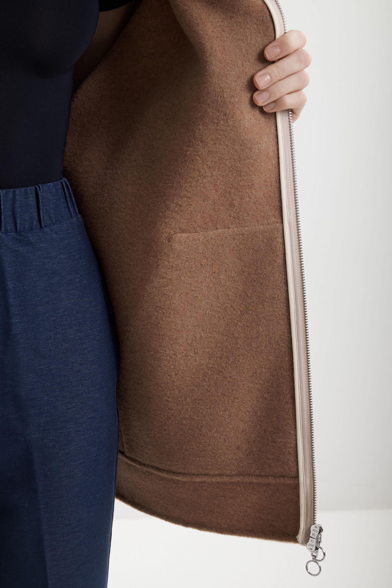 Толстовка из смесовой шерсти Бренд MM