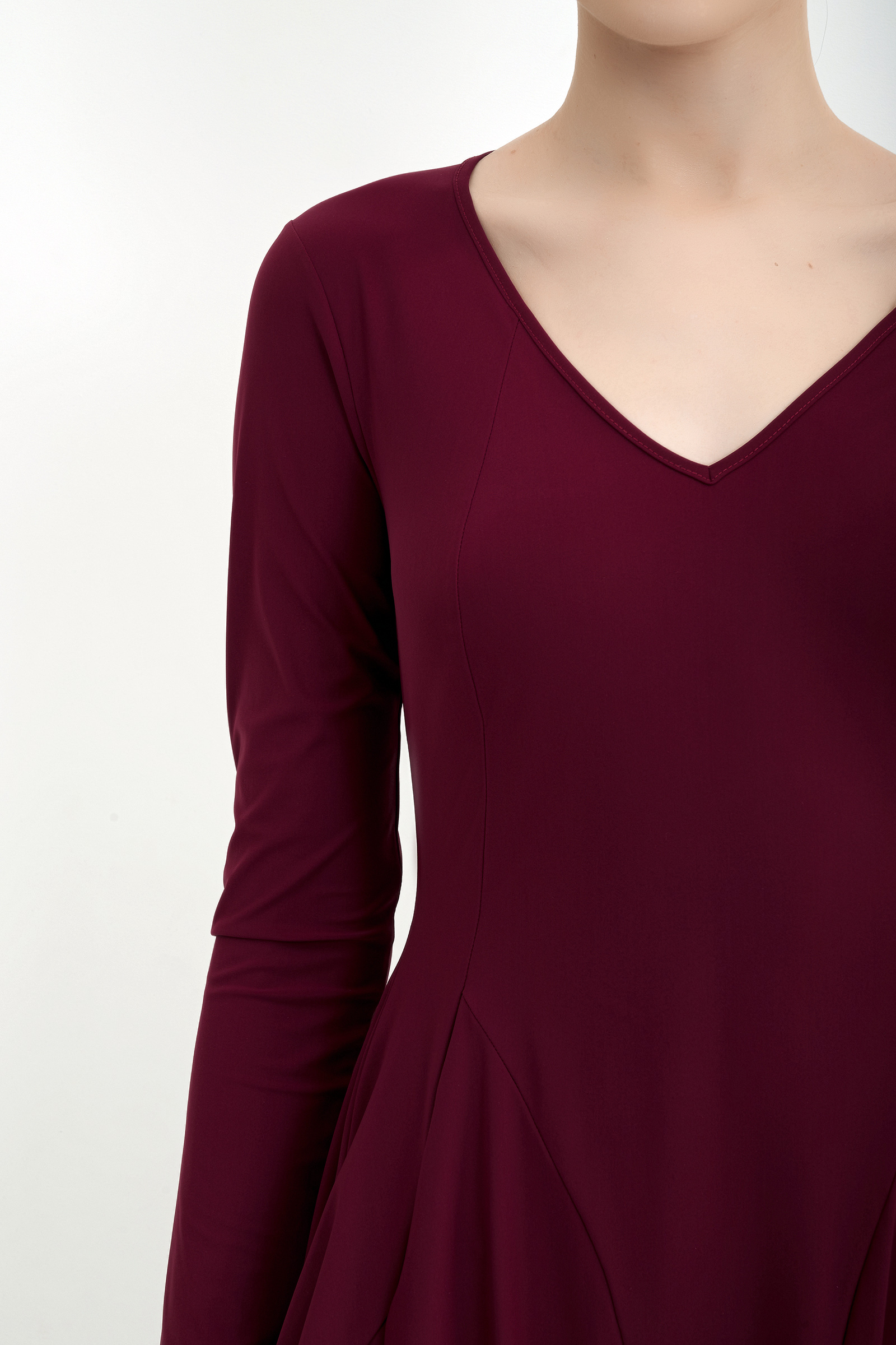 Платье миди с драпировкой Бренд High