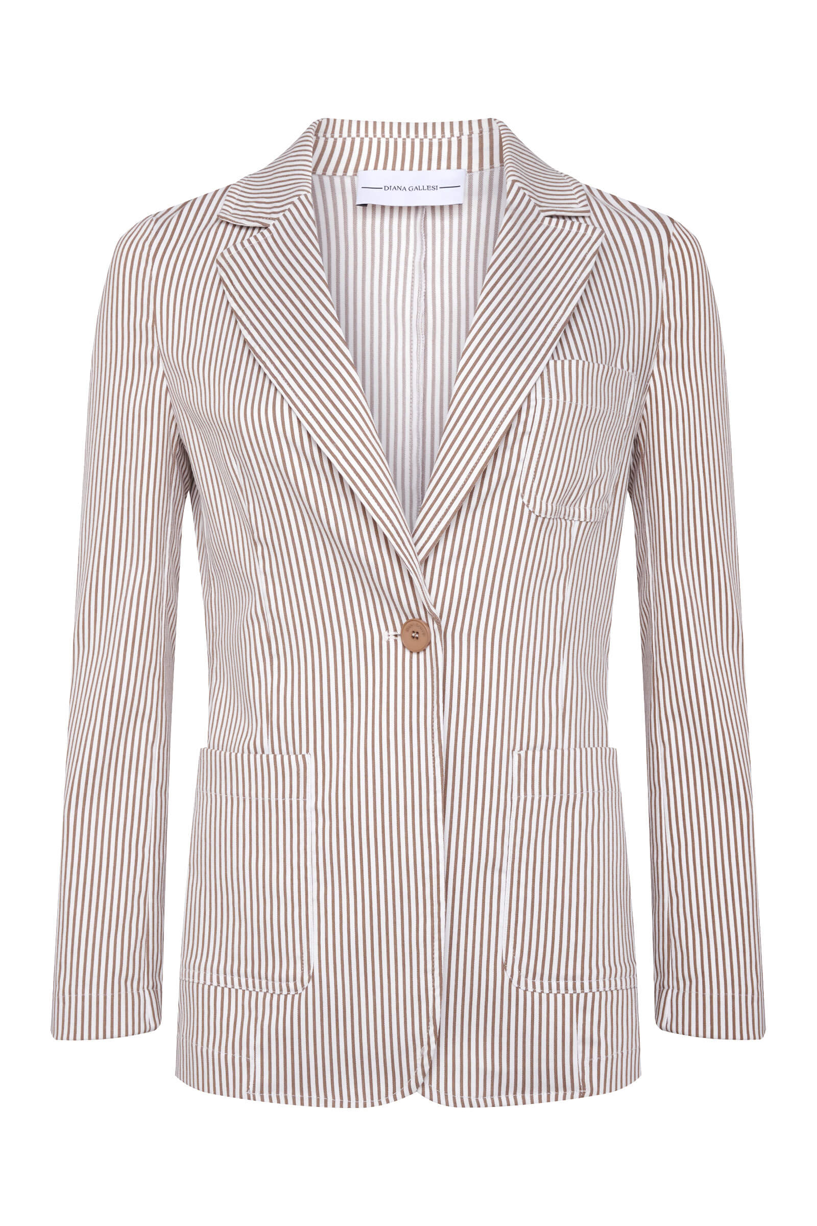 Пиджак в полоску Бренд Diana Gallesi