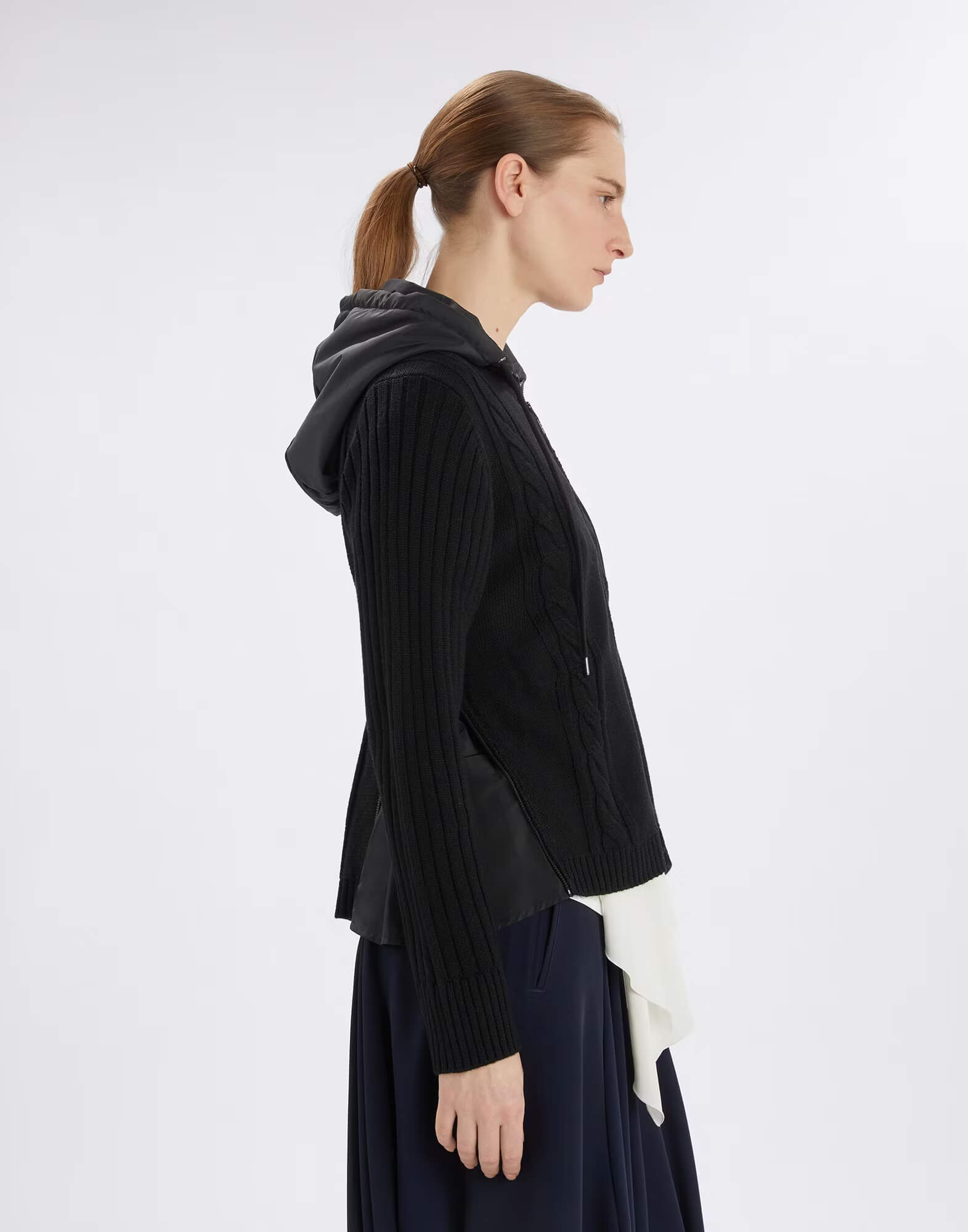 Кардиган на молнии с капюшоном Бренд High