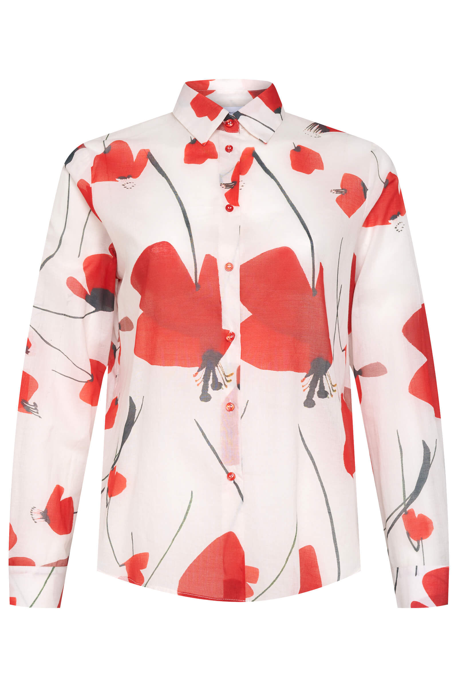 Рубашка с цветочным принтом Бренд Diana Gallesi