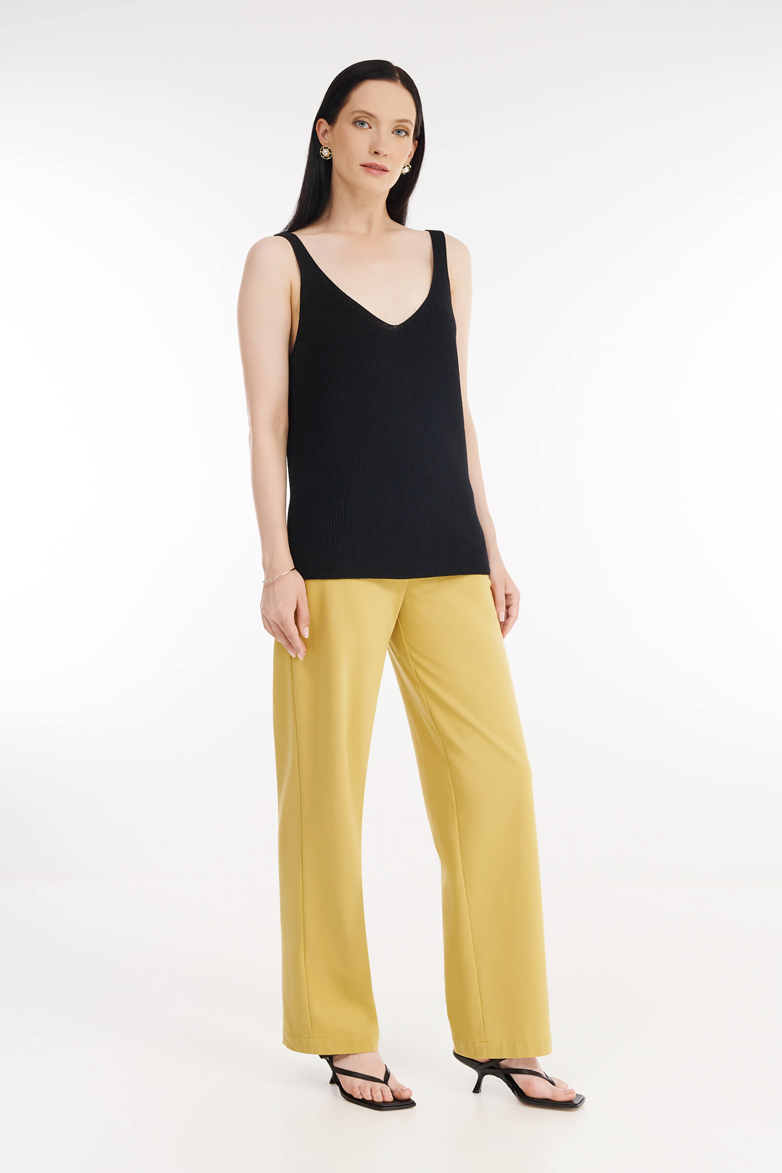 Топ с глубоким V-образным вырезом Бренд GentryPortofino