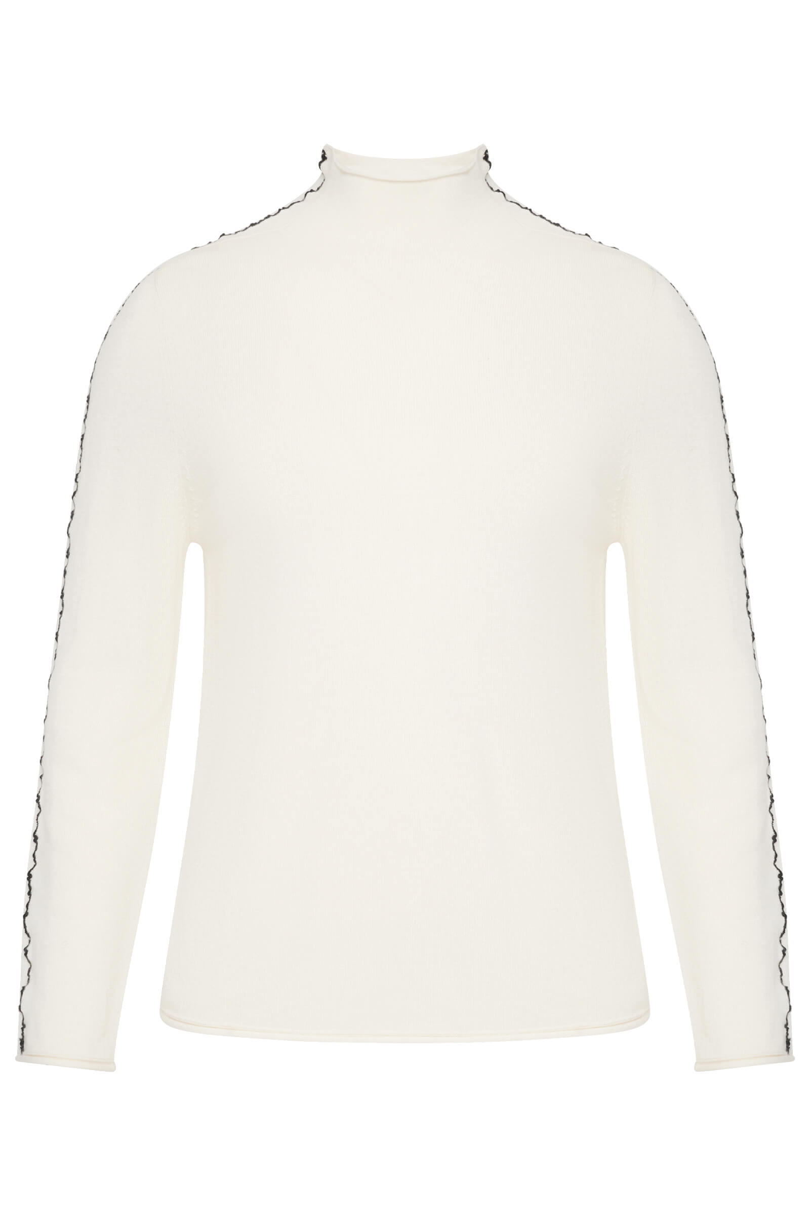 Тонкая водолазка с контрастной строчкой Бренд Diana Gallesi