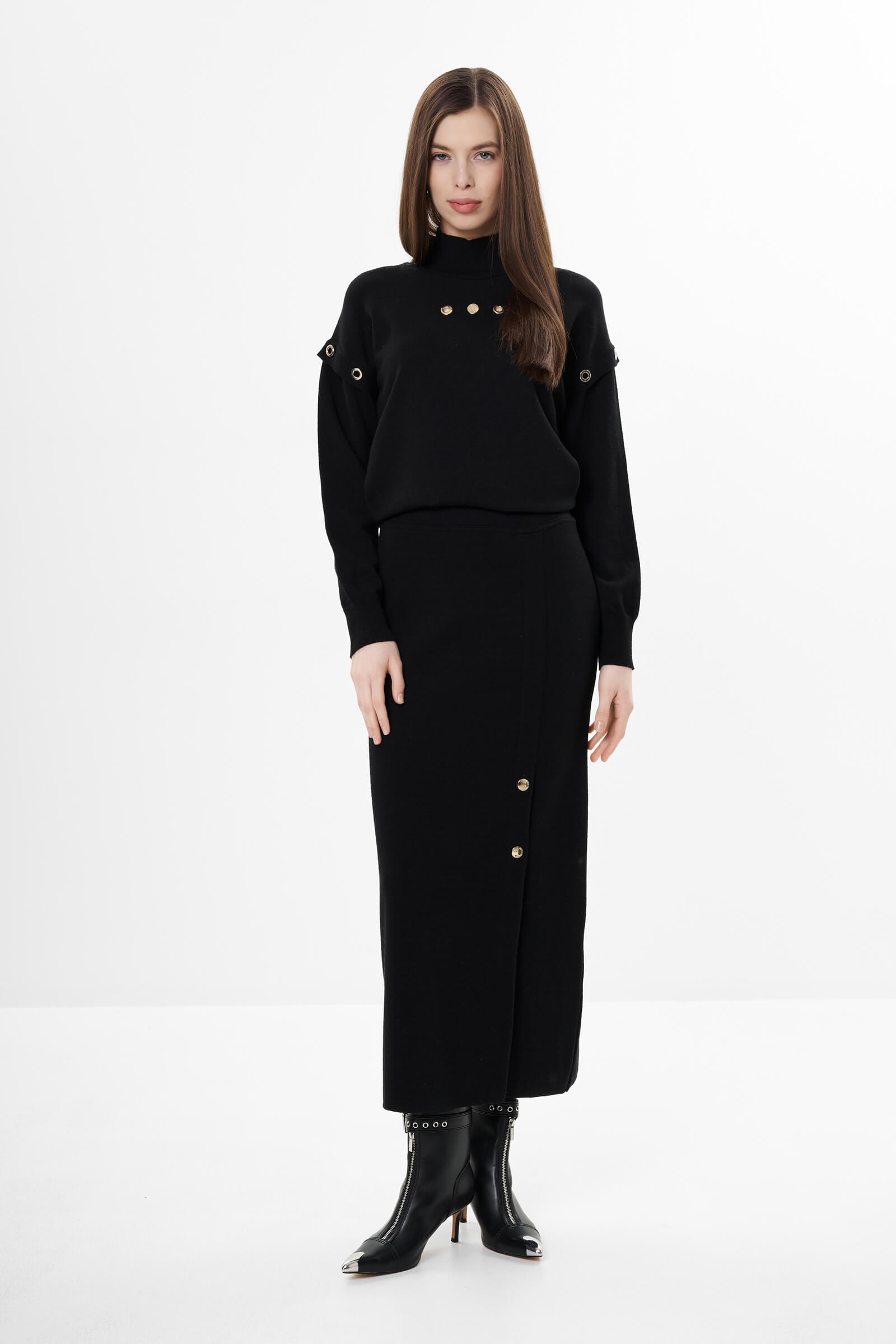 Трикотажная юбка мидакси Бренд Daniela Drei