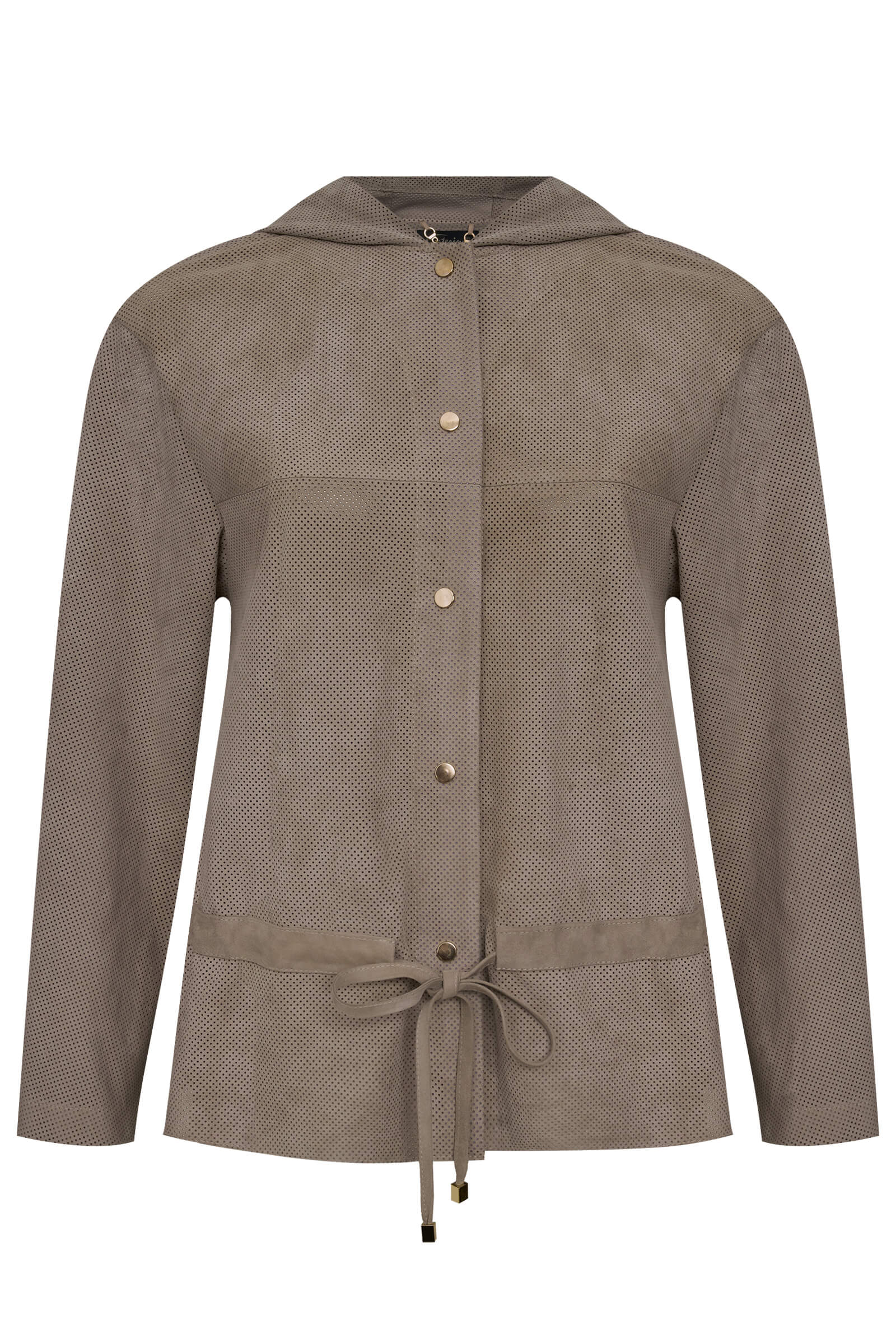 Куртка с перфорацией из натуральной кожи Бренд Caterina Leman