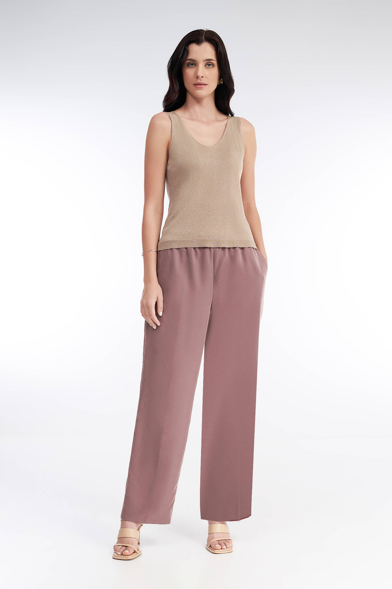 Трикотажный топ с V-образным вырезом Бренд Rocco Ragni