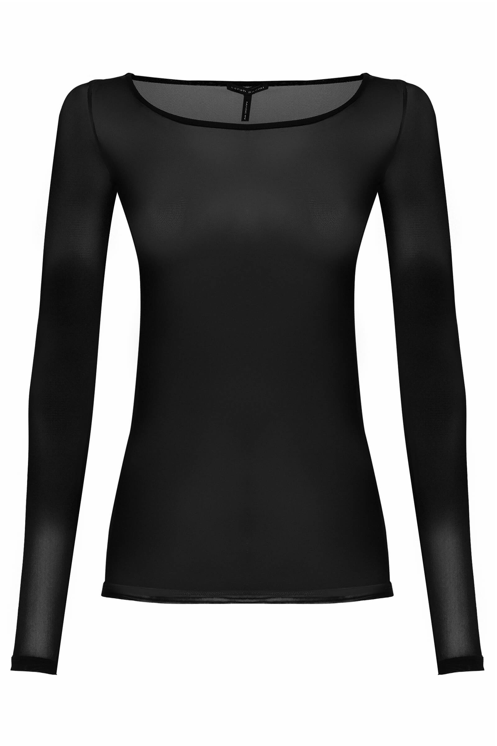 Прозрачный лонгслив Бренд Sarah Pacini