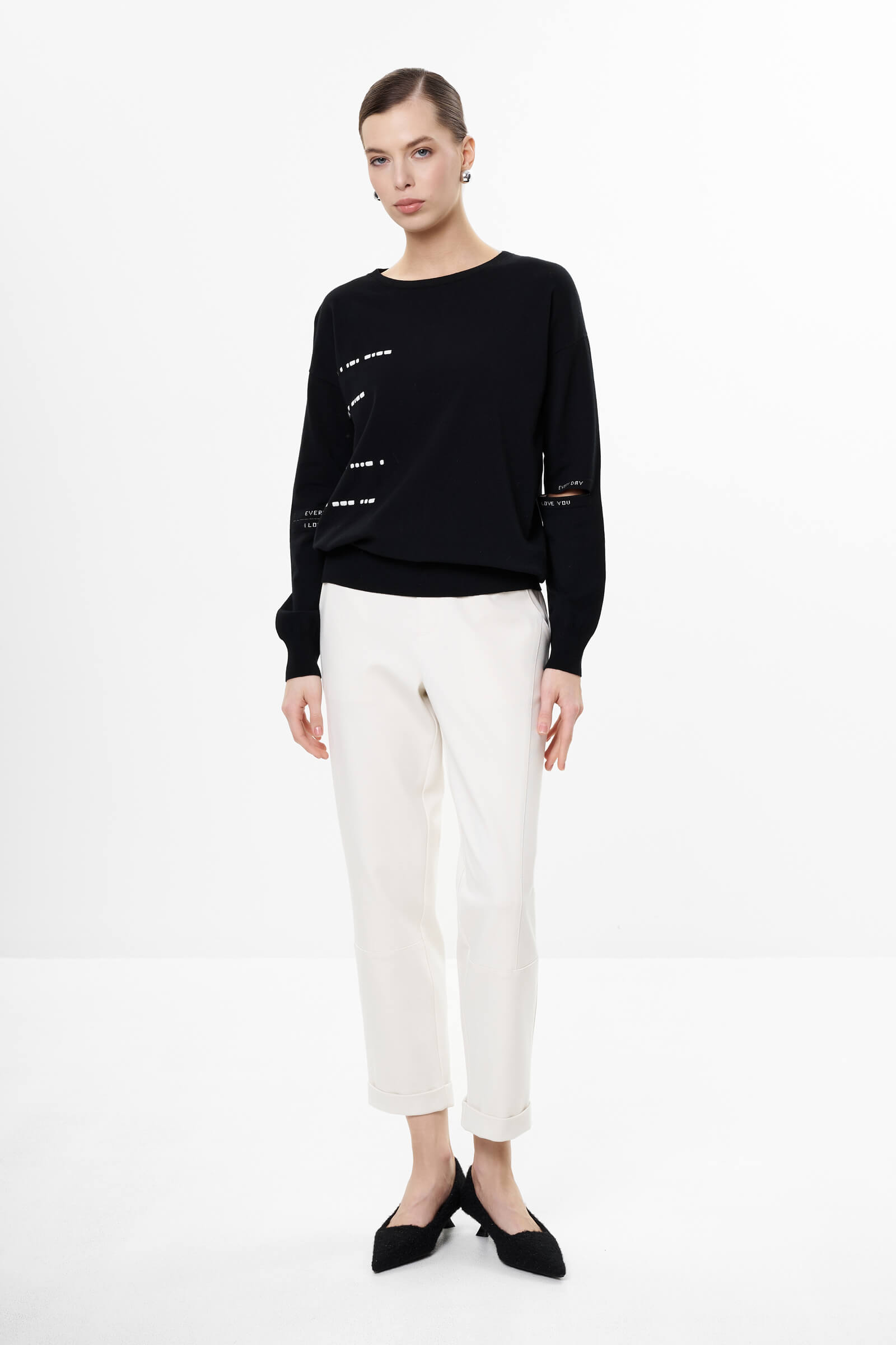 Джемпер из смесовой вискозы Бренд Sarah Pacini