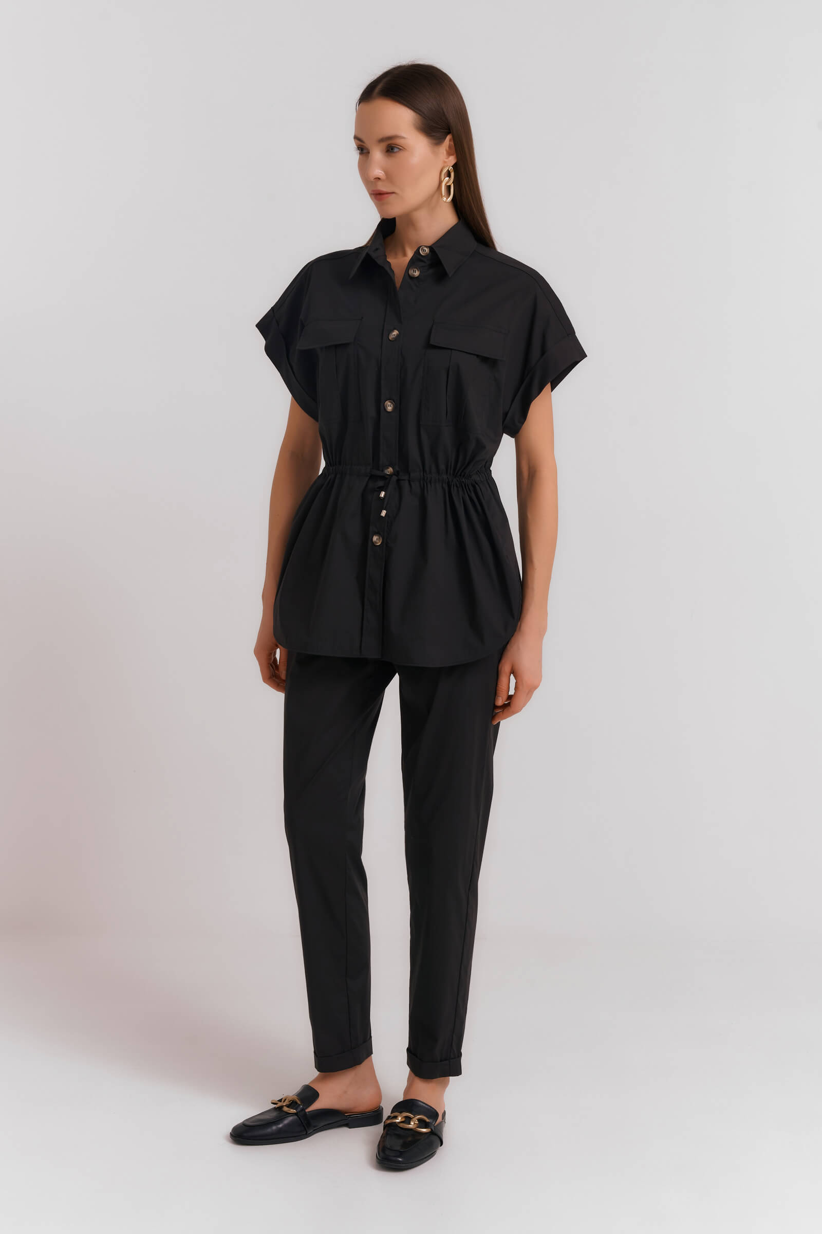 Рубашка без рукавов с кулиской Бренд Diana Gallesi