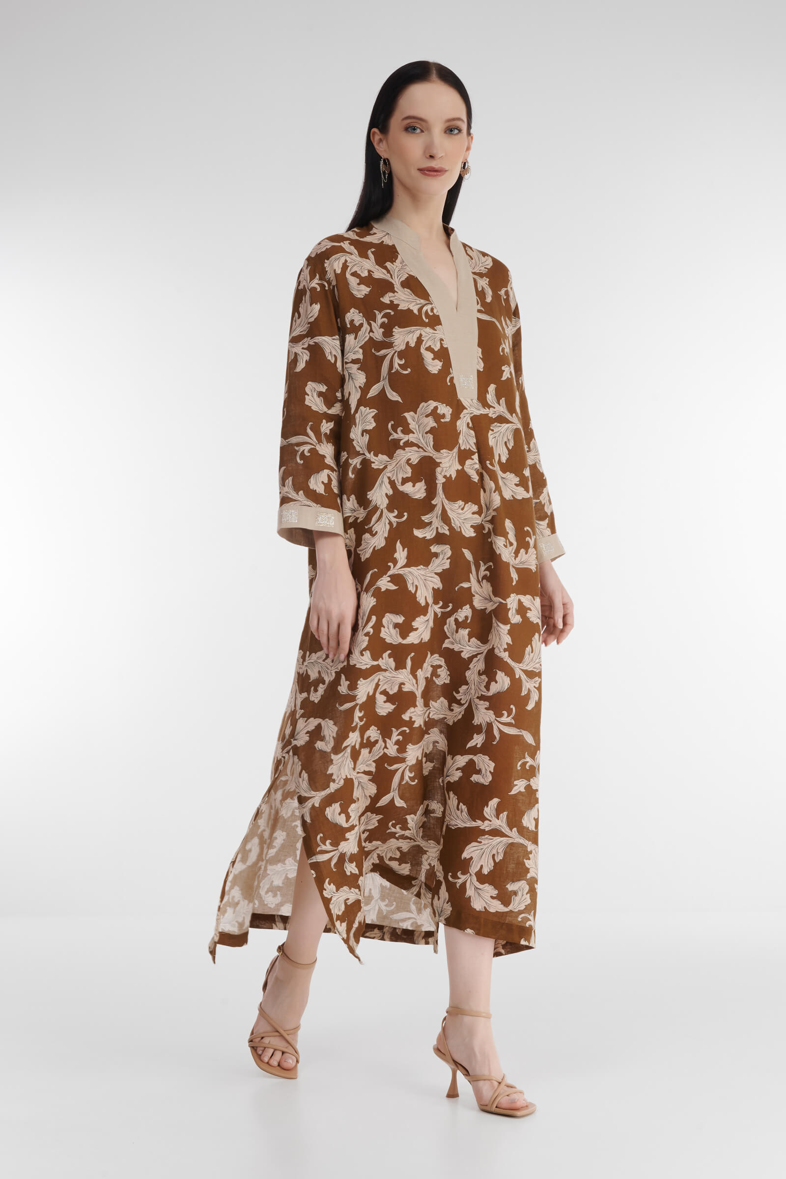 Льняное свободное платье Бренд Daniela Drei