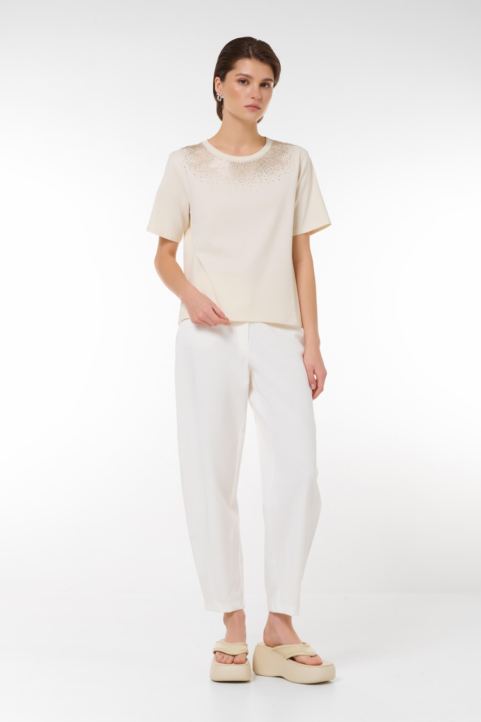 Джемпер со стразами Бренд Caterina Leman