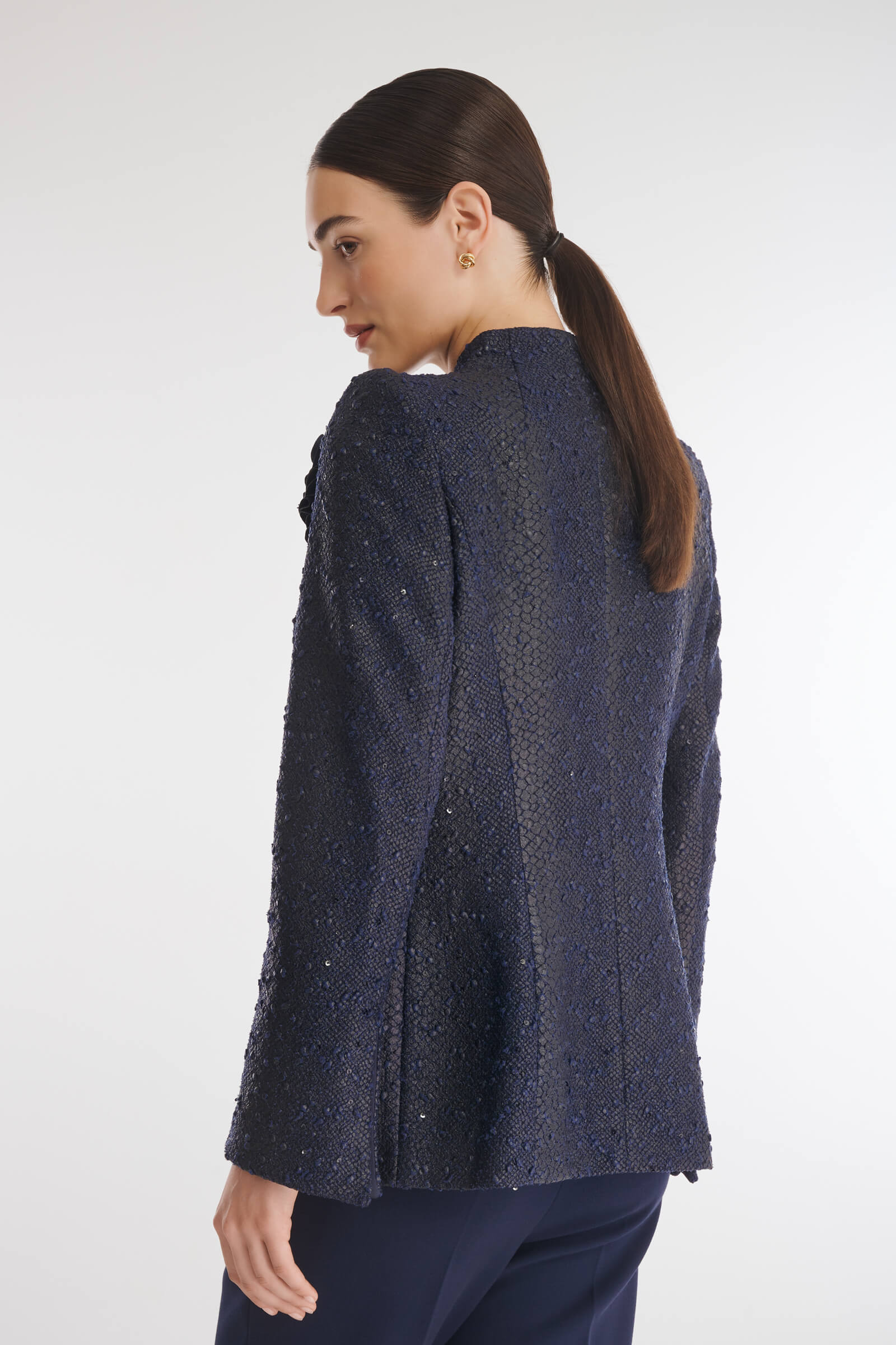 Фактурный жакет на пуговице Бренд Caterina Leman