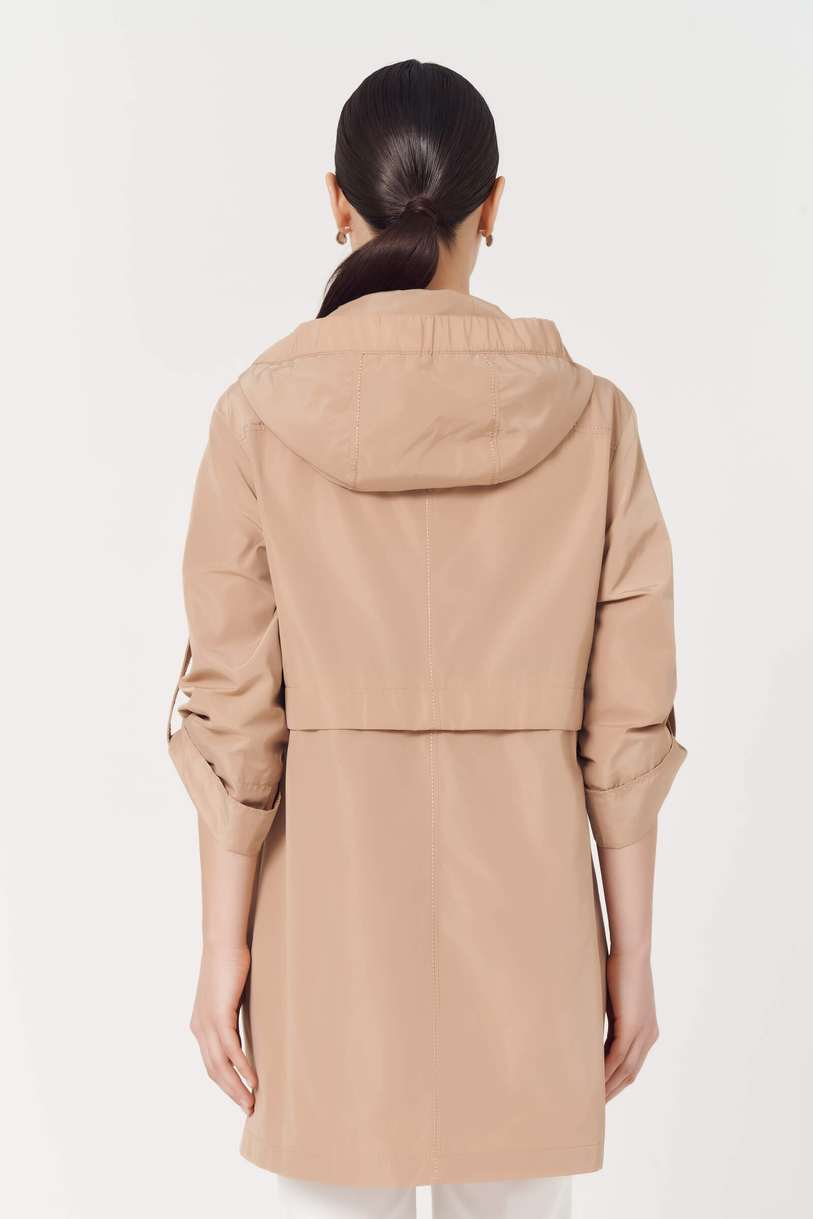 Удлиненная куртка с капюшоном Бренд Caterina Leman