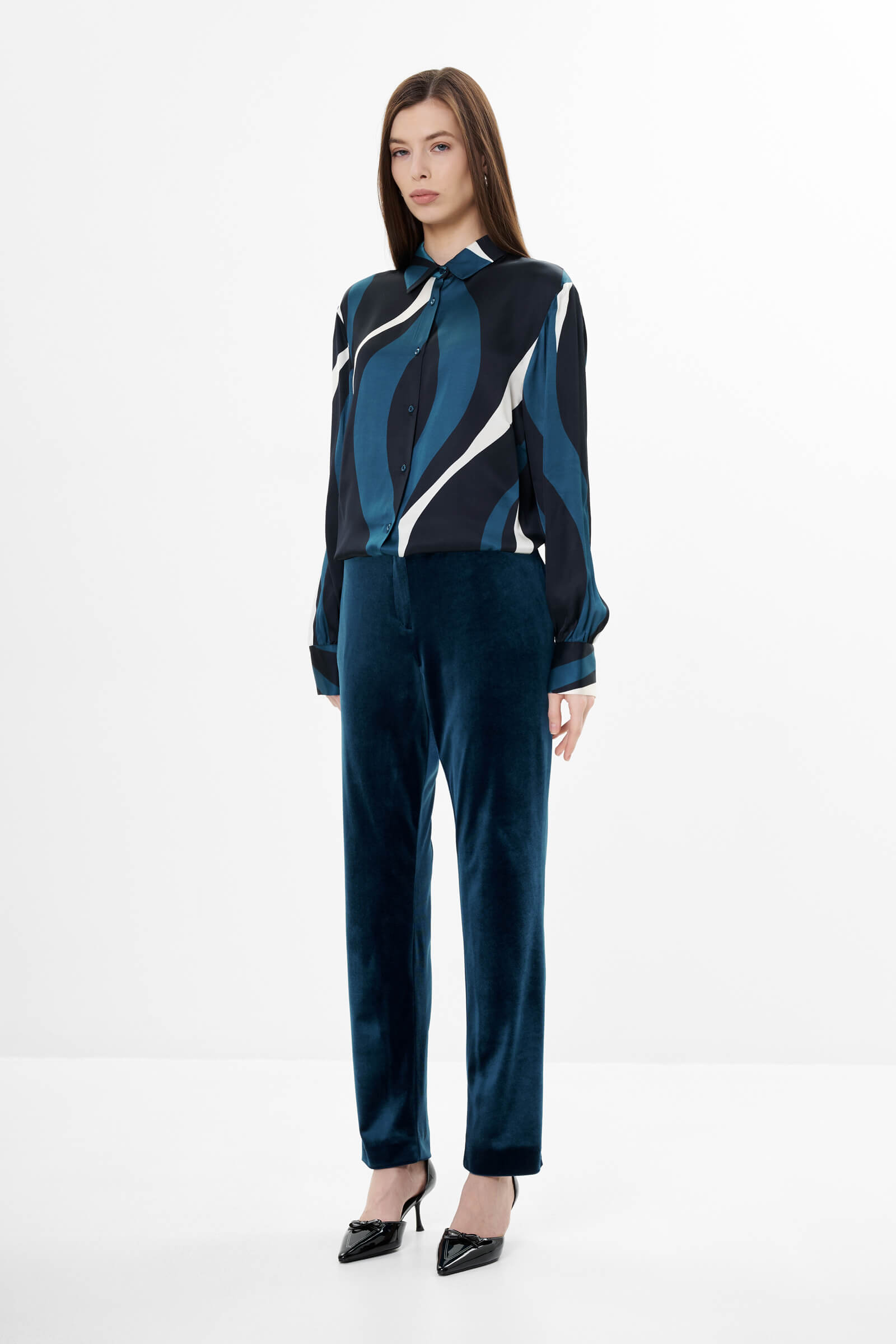 Бархатные брюки Бренд Luisa Viola