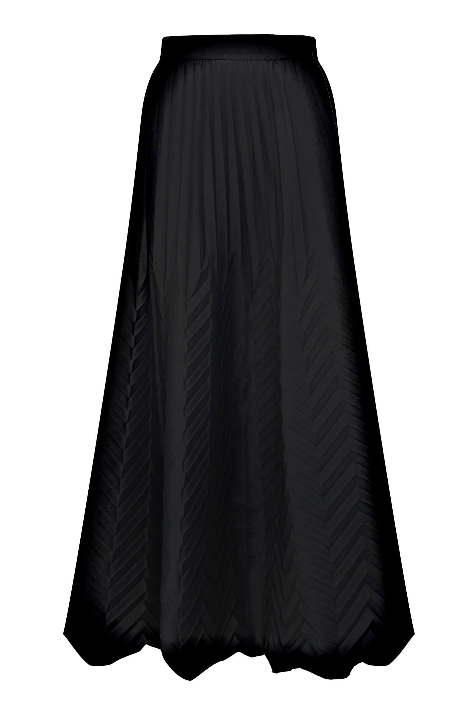 Плиссированная юбка из хлопка и вискозы Бренд Milva Mi