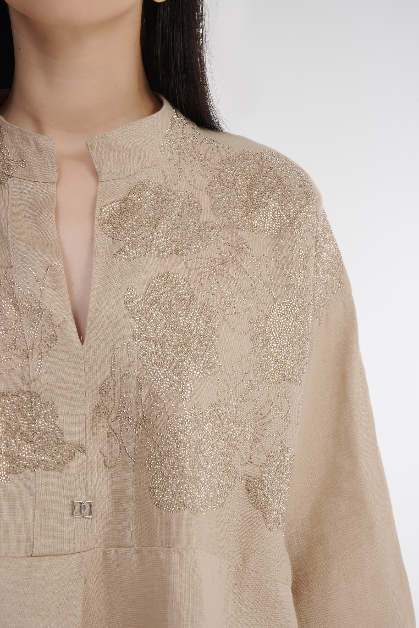 Льняная блузка Бренд Daniela Drei