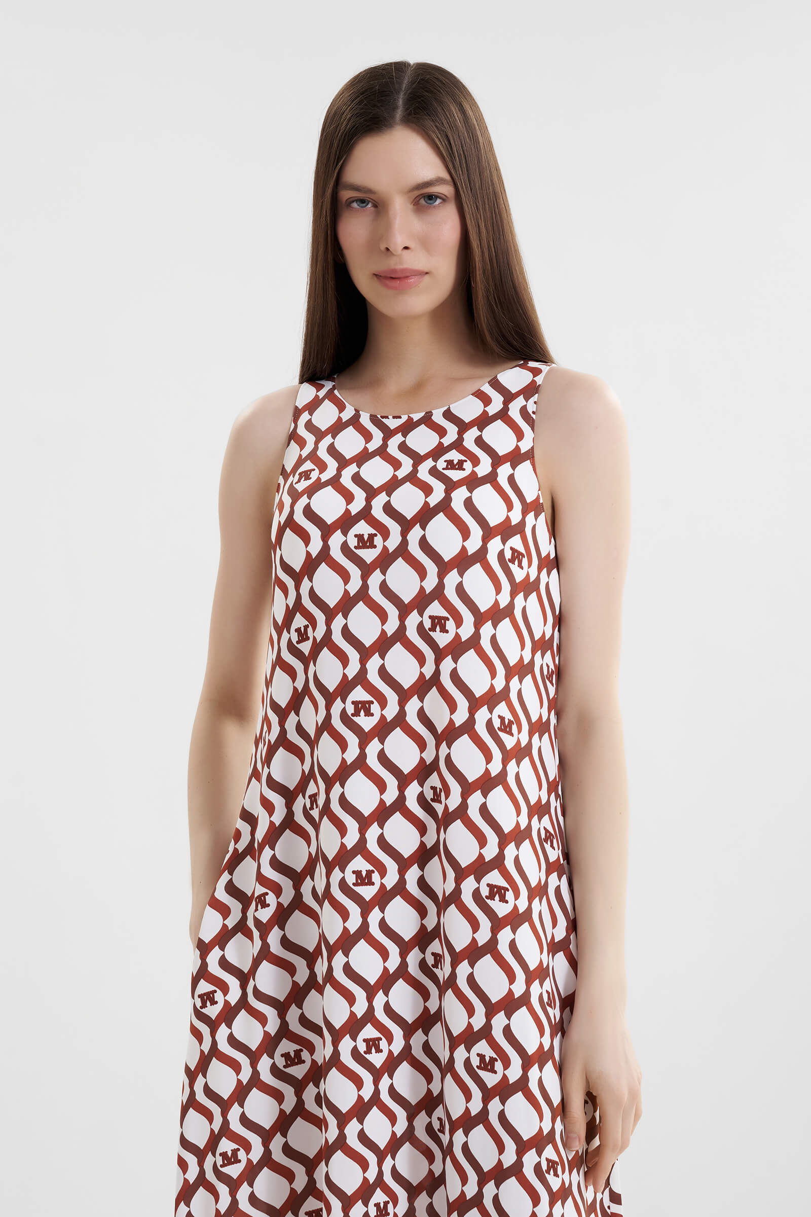 Свободное платье из мягкой вискозы Бренд Max Mara