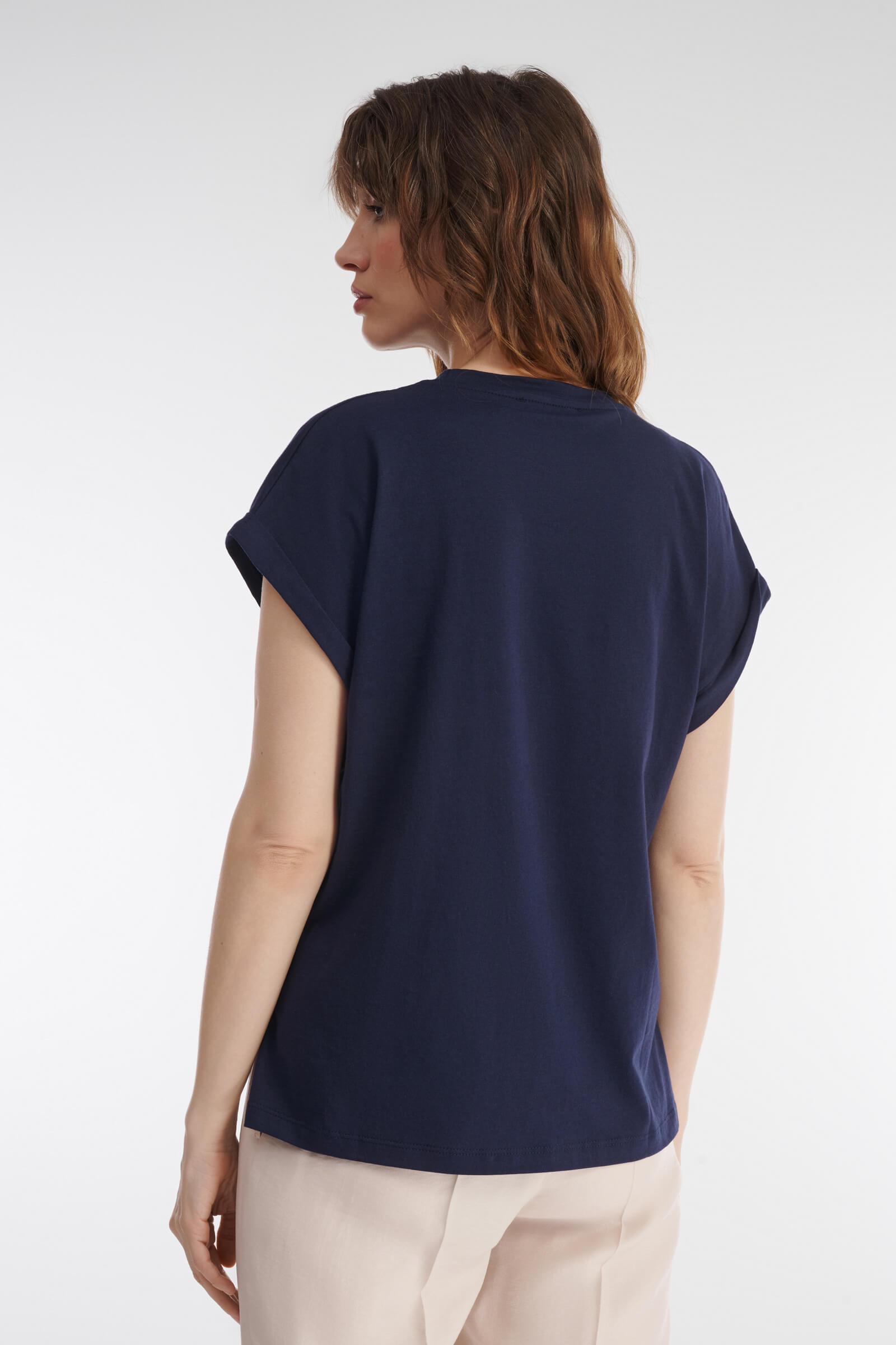 Футболка с декоративным карманом Бренд Caterina Leman