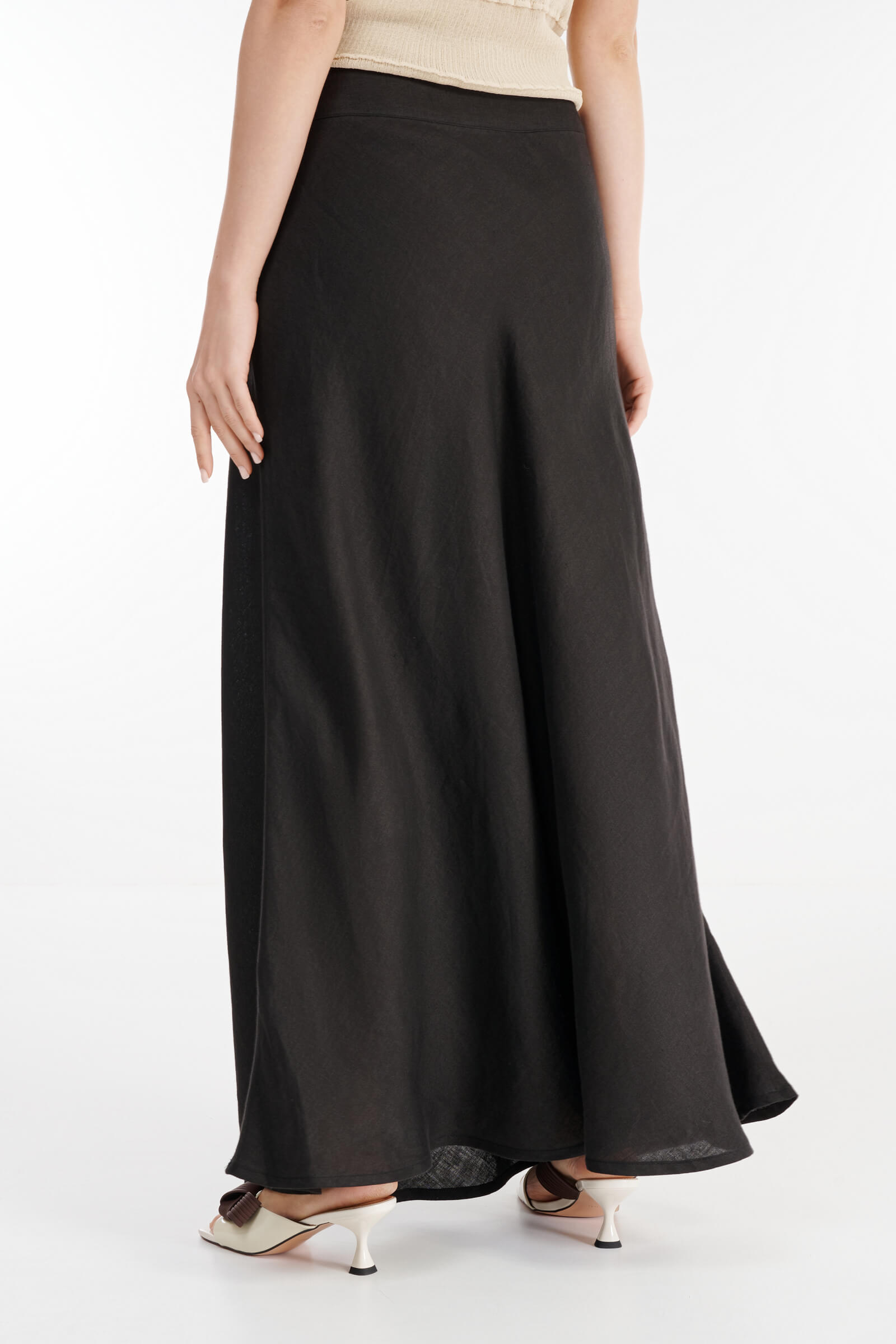 Льняная юбка макси Бренд Sarah Pacini