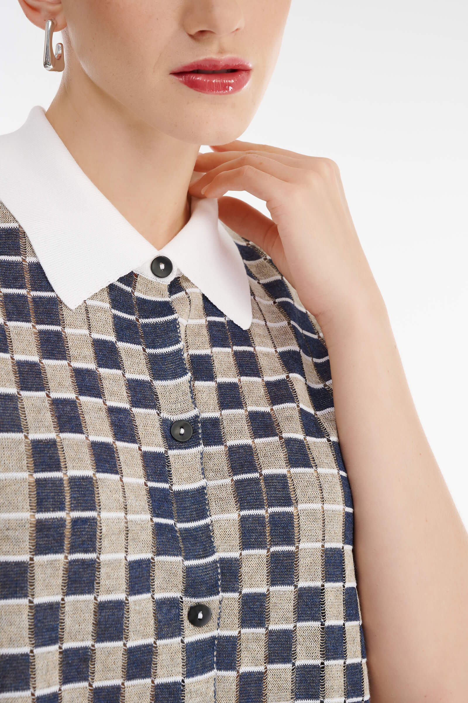 Кардиган с геометричным узором Бренд Sarah Pacini