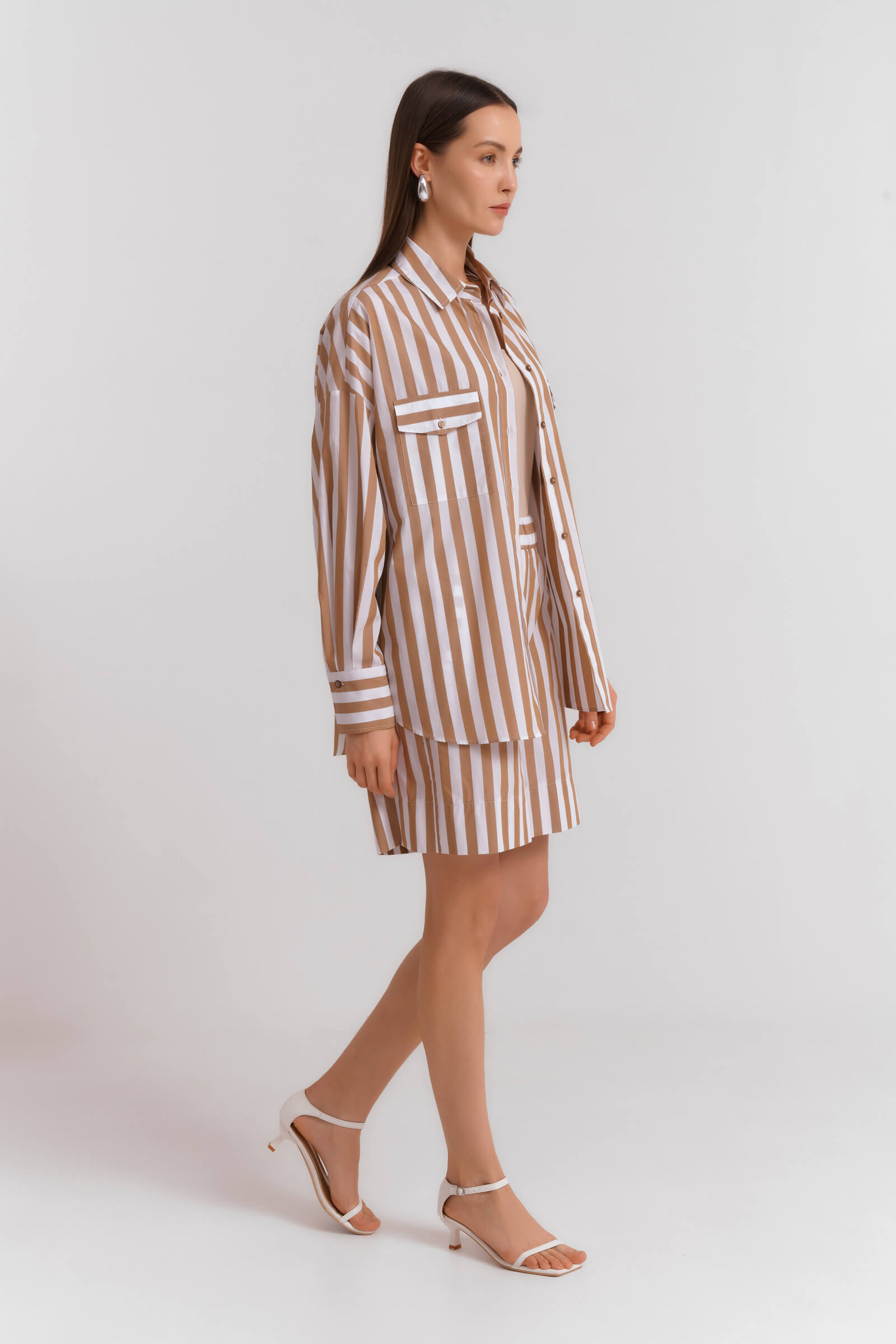 Рубашка в полоску Бренд Diana Gallesi