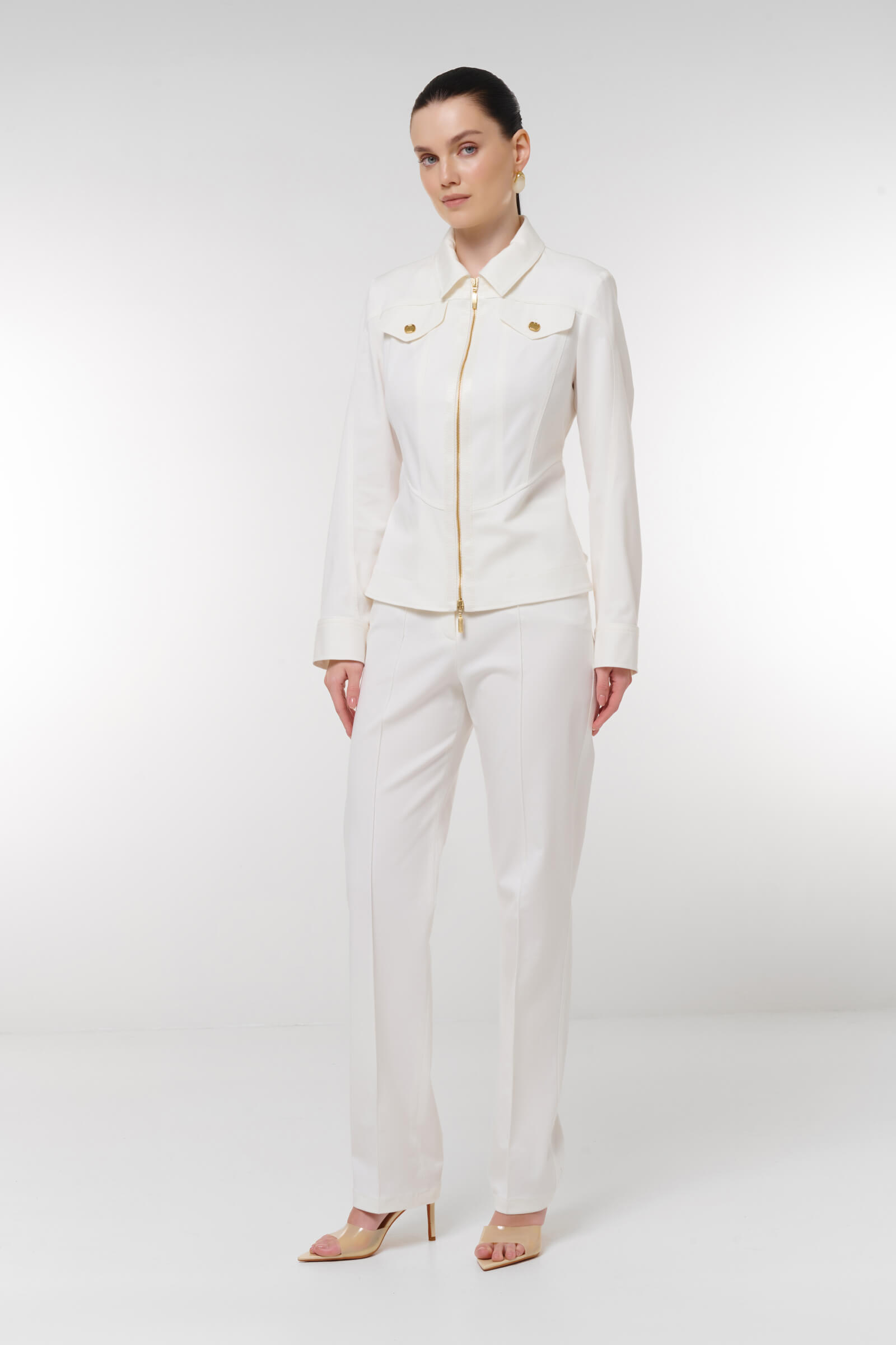 Приталенный жакет на молнии Бренд Caterina Leman