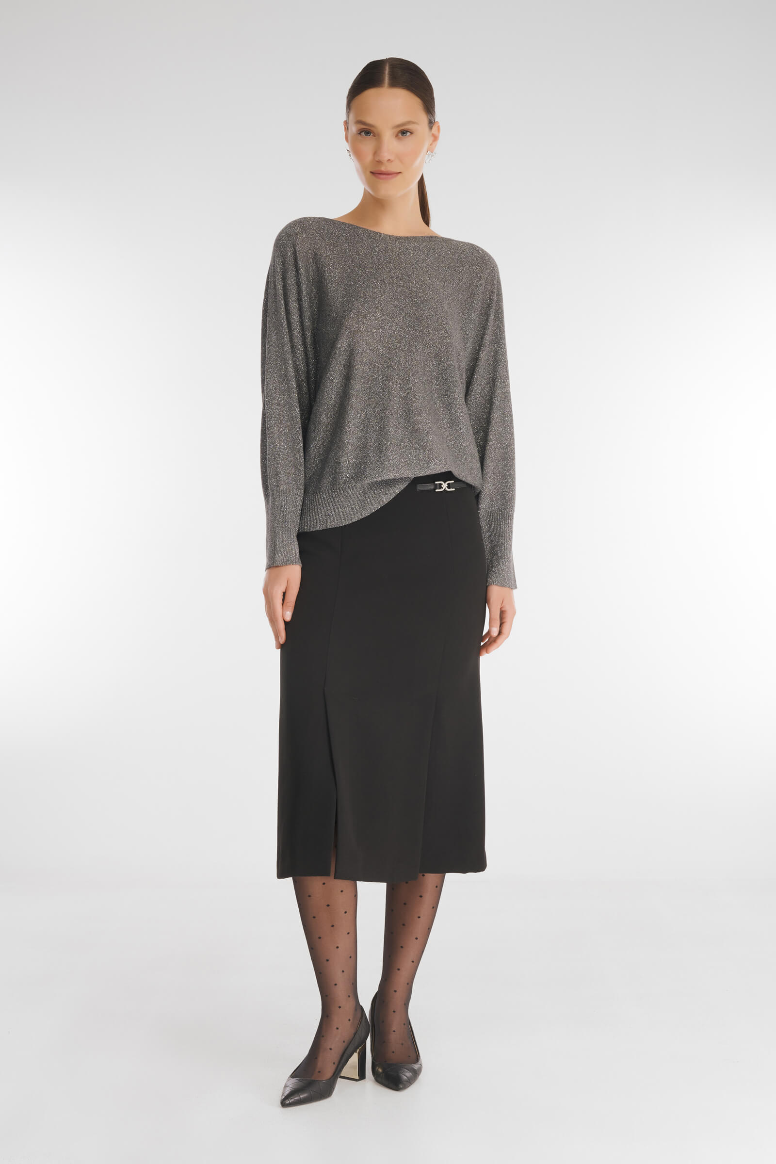 Юбка с декоративной фурнитурой Бренд Caterina Leman