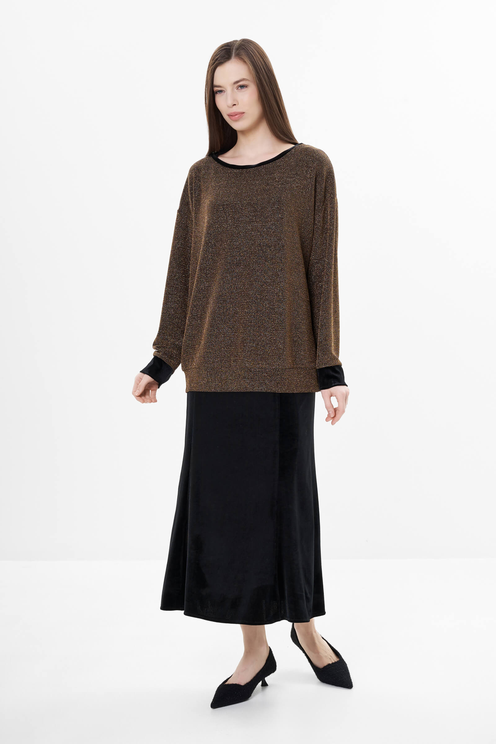 Свитшот с люрексом Бренд Luisa Viola