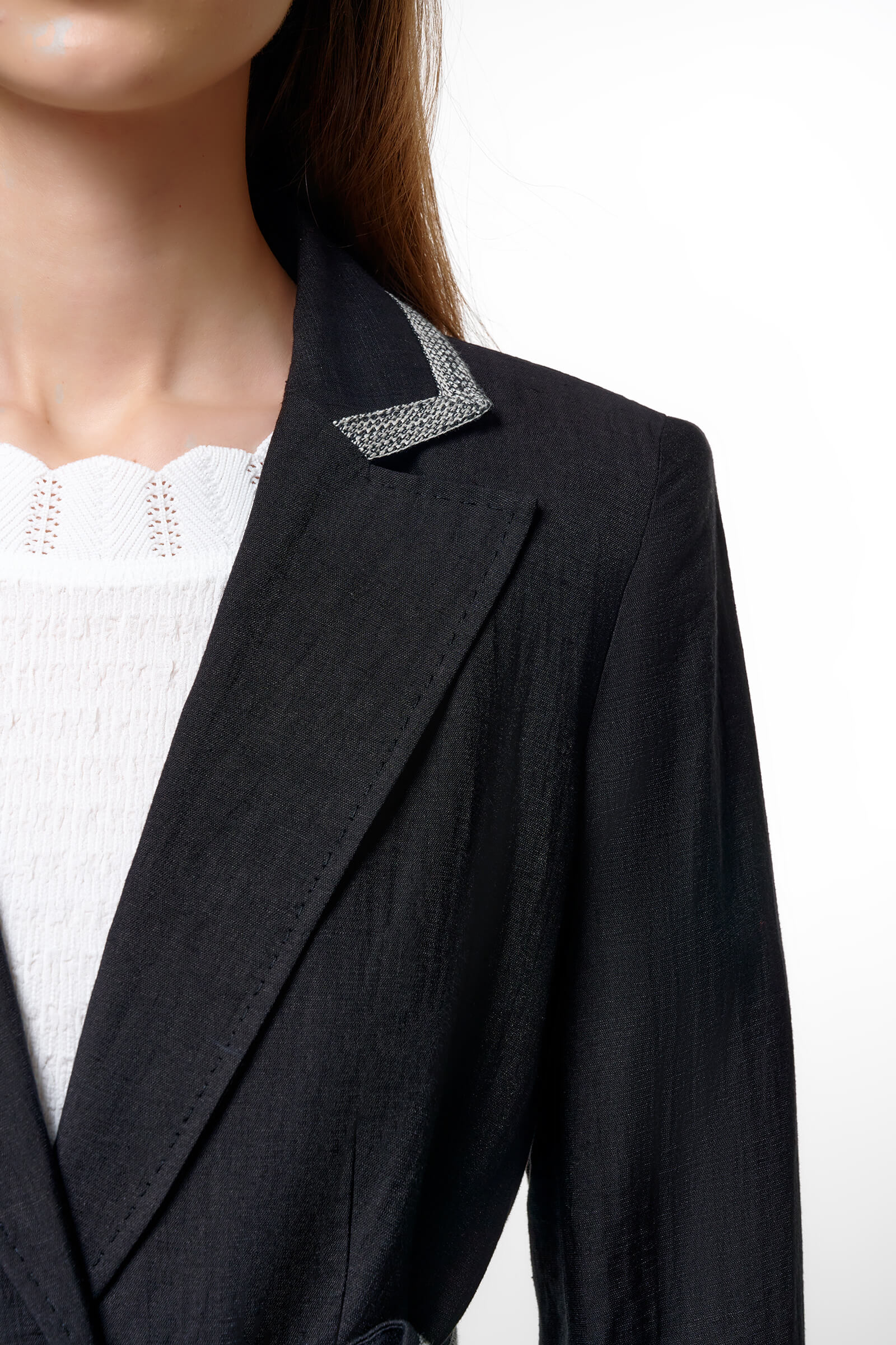 Приталенный жакет с поясом Бренд Caterina Leman