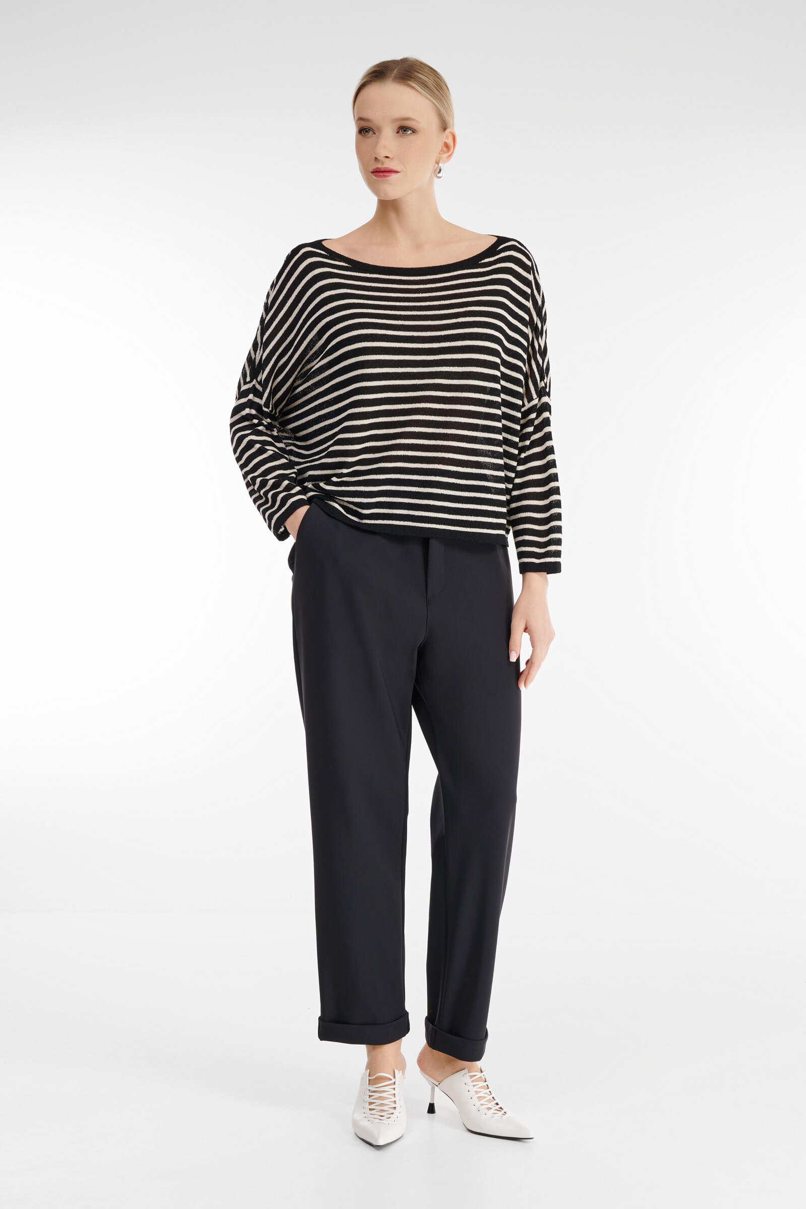 Джемпер в полоску Бренд Sarah Pacini