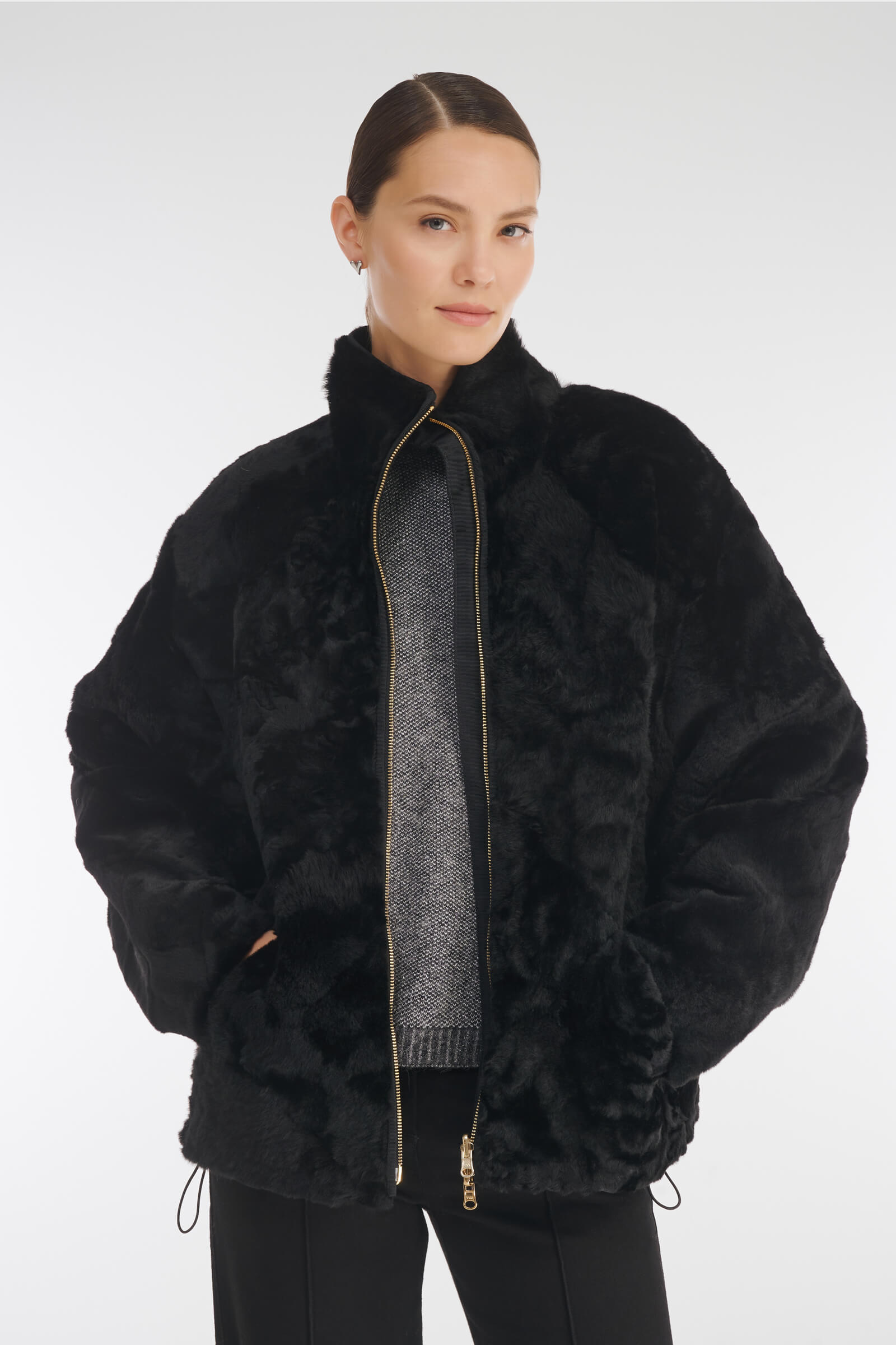 Дубленка двусторонняя из натурального меха Бренд Caterina Leman