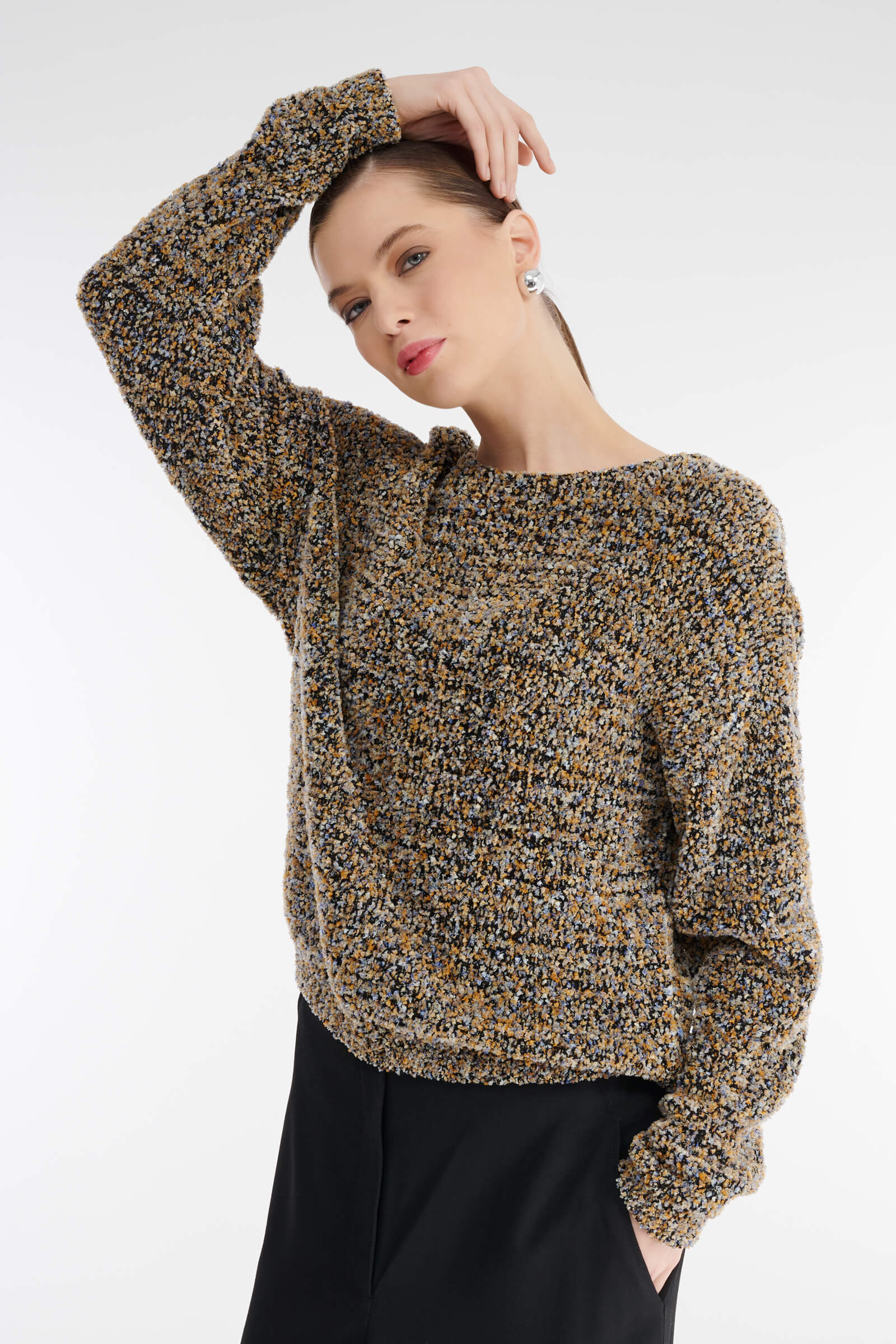 Плотный вязаный джемпер Бренд Sarah Pacini