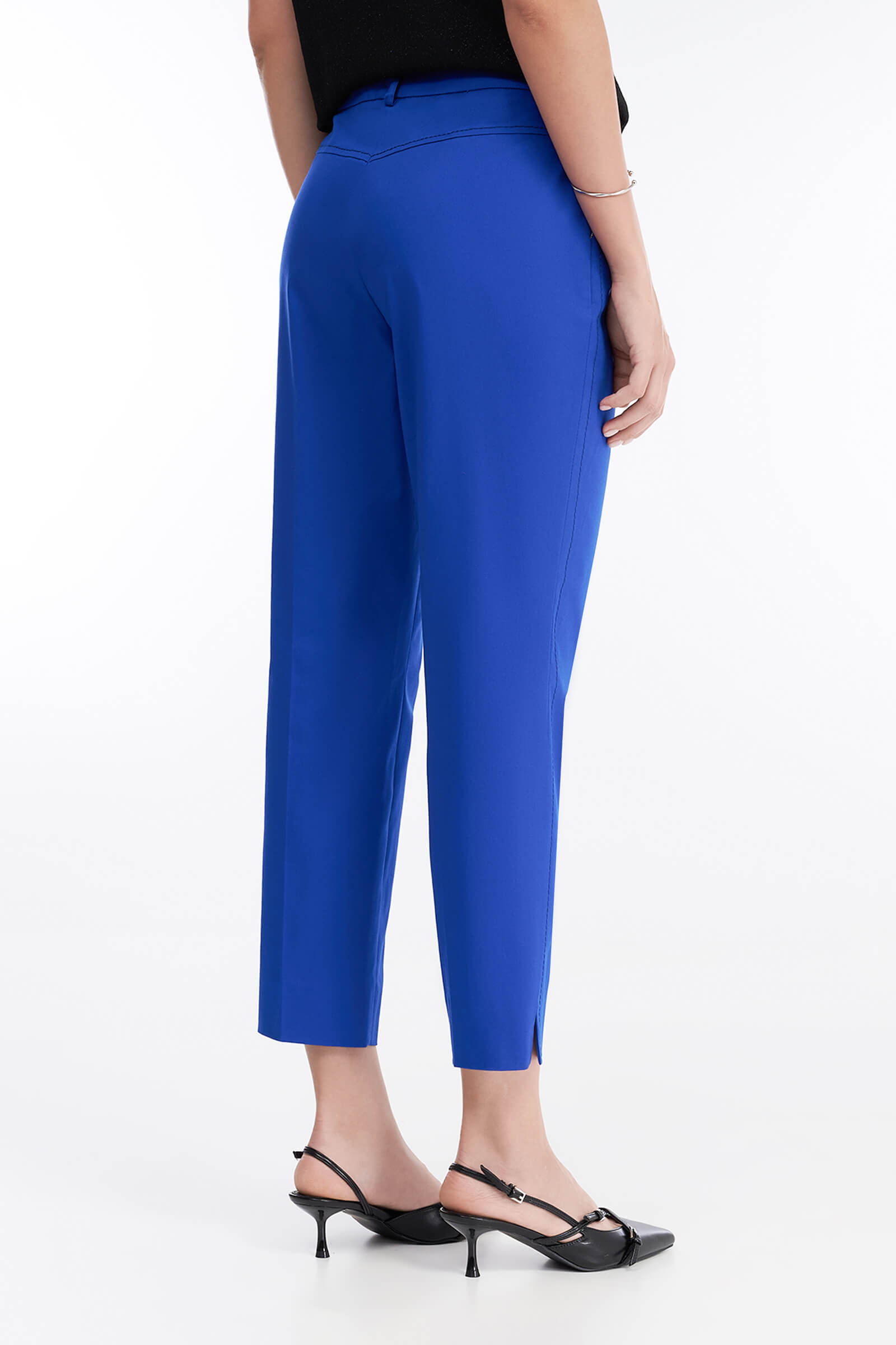 Укороченные брюки с небольшими разрезами Бренд Rocco Ragni