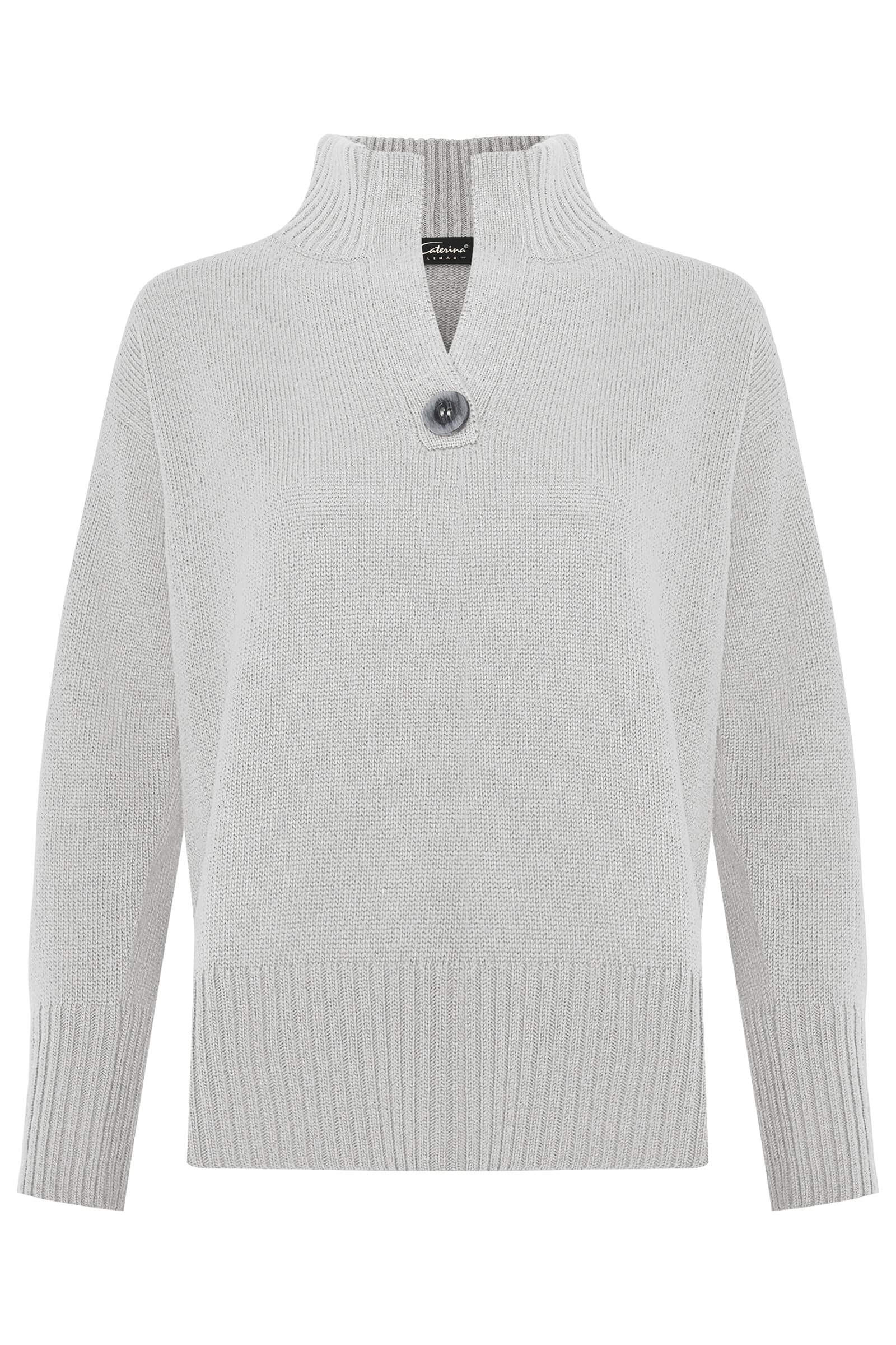 Свитер из шерсти мериноса, кашемира и шелка Бренд Caterina Leman