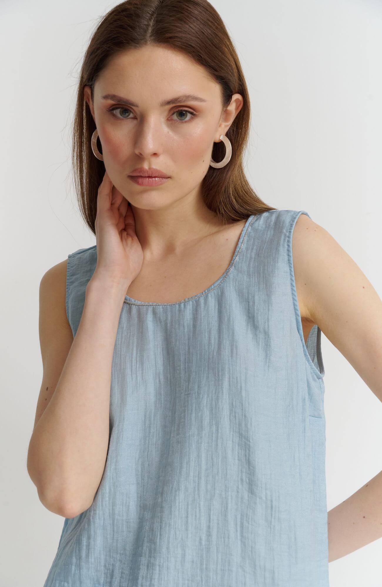 Топ из смесовой вискозы Бренд Rocco Ragni