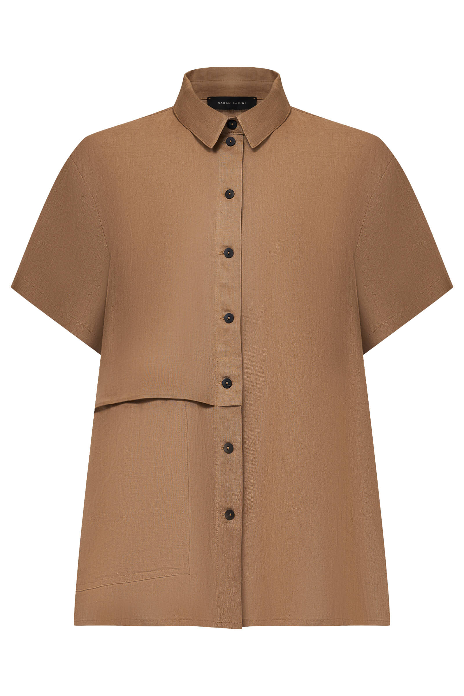 Рубашка из льна Бренд Sarah Pacini